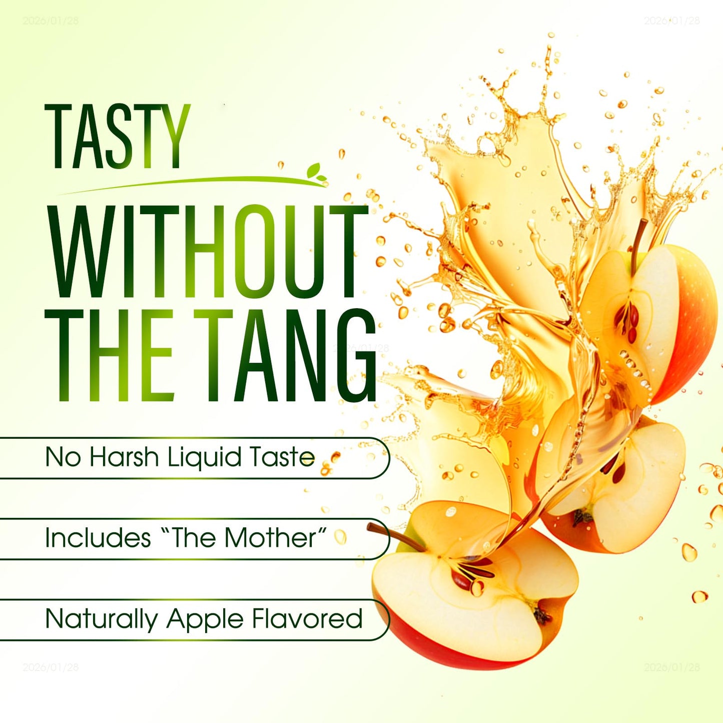 AQILUN Apple Cider Vinegar Gummies with The Mother 60 Count