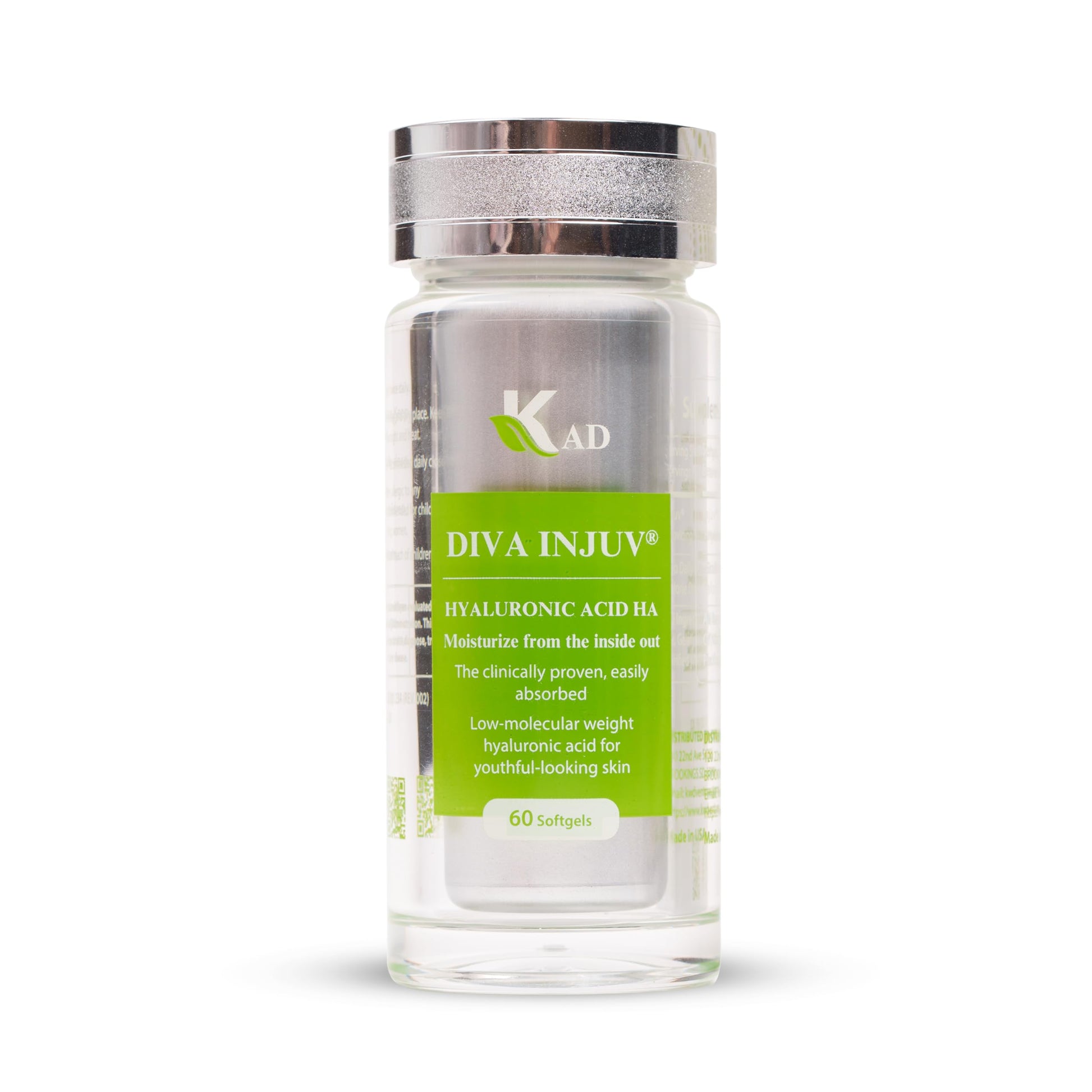 Diva Injuv Hyaluronic Acid Supplement Softgels 60 Count