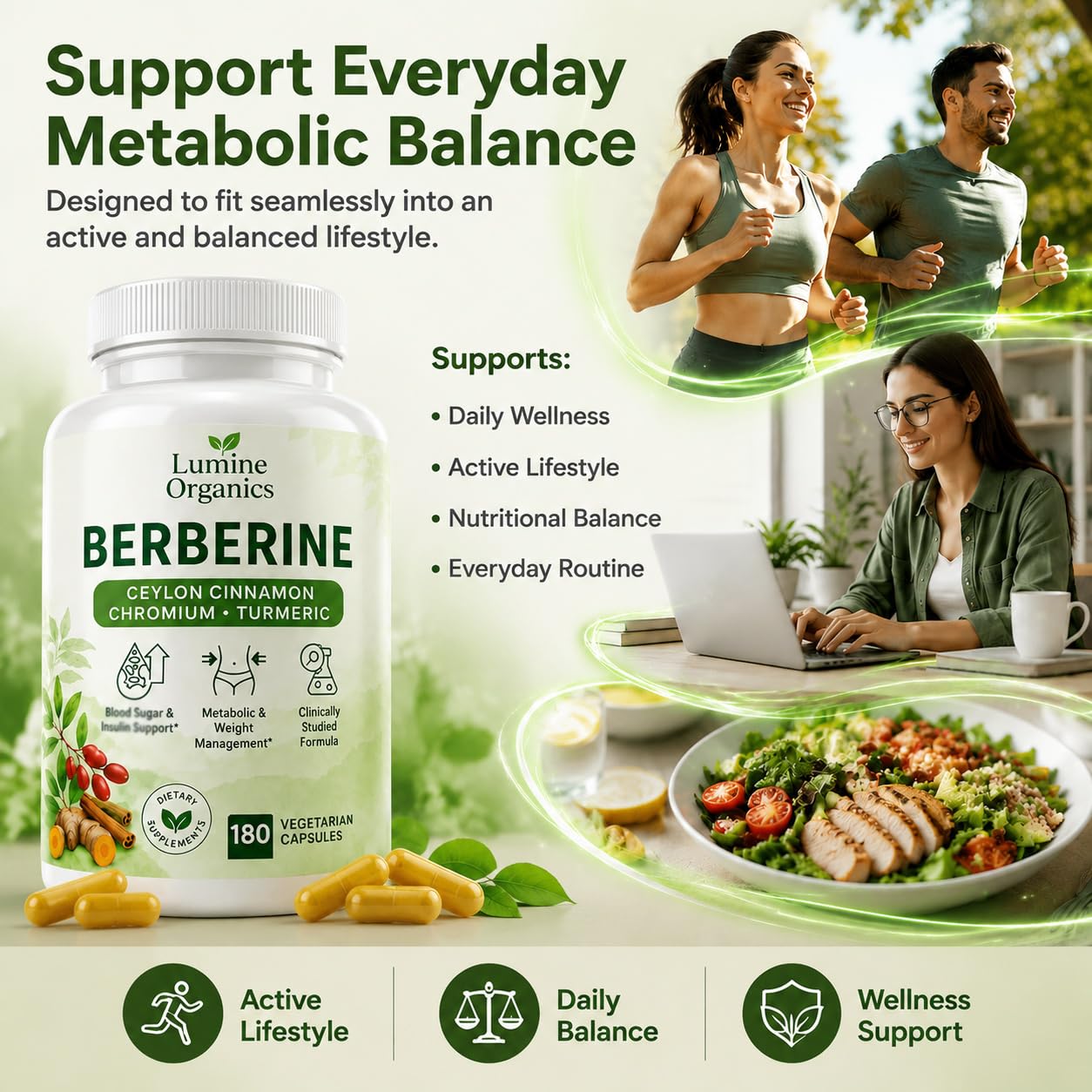 Lumine Organics Berberine Softgel 1 Count