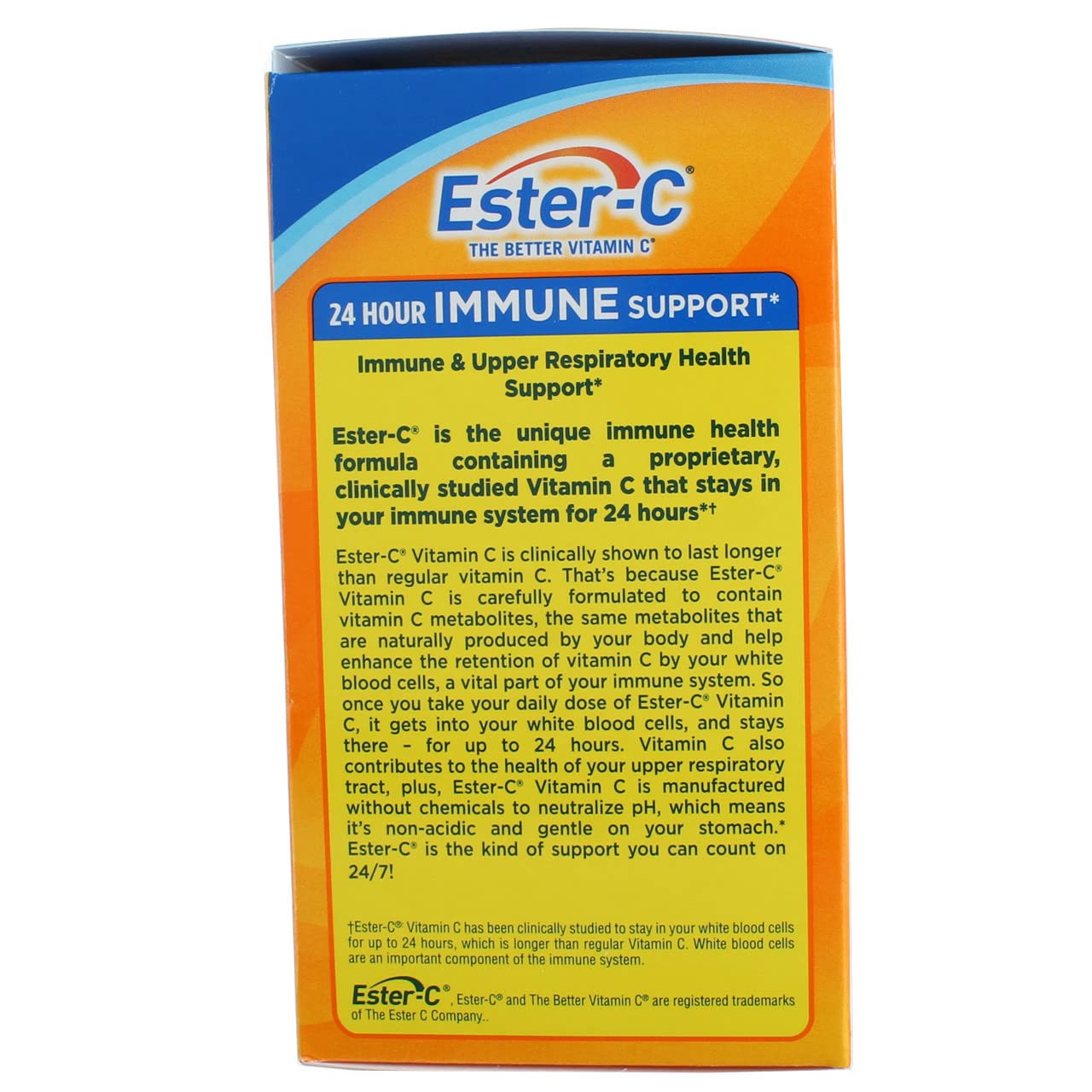 Nature's Bounty Ester-C Vitamin C 1,000 mg 24 Hour Immune Support Maximum Strength, 90 Vegetarian Coated Tablets