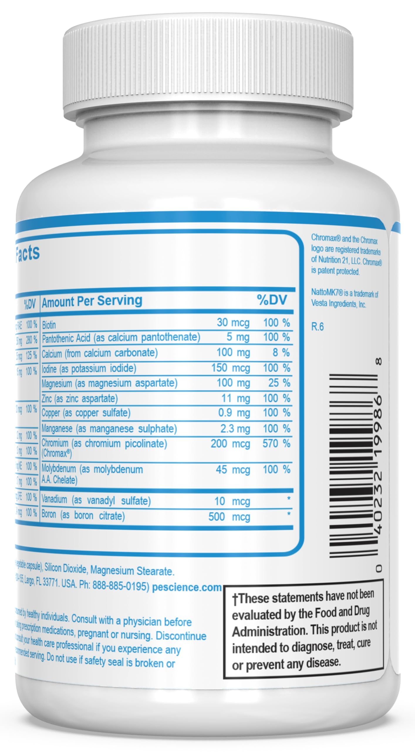 PEScience TruMulti Multivitamin for Men Capsules 90 Count