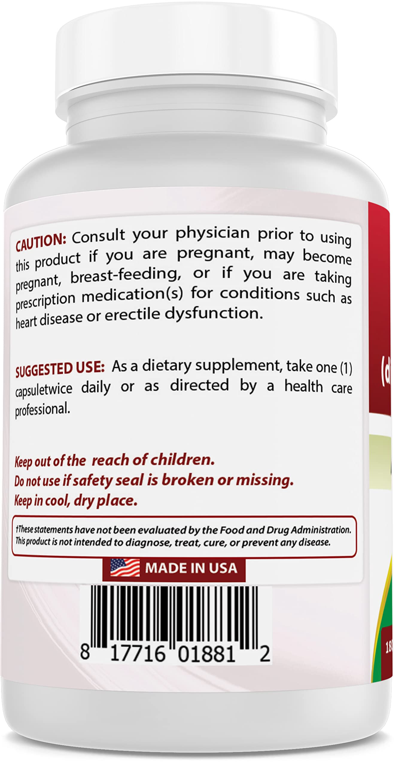 Best Naturals DMAE Supplement 250 mg & Vitamin B1 as Thiamine Mononitrate 100 mg, Capsules and Tablets, 120 Count