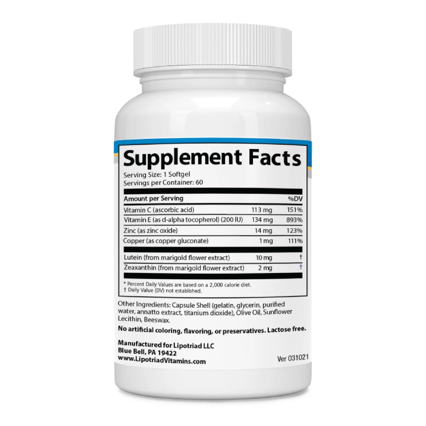 Lipotriad Visionary Eye Vitamins Capsule, 60 Capsules