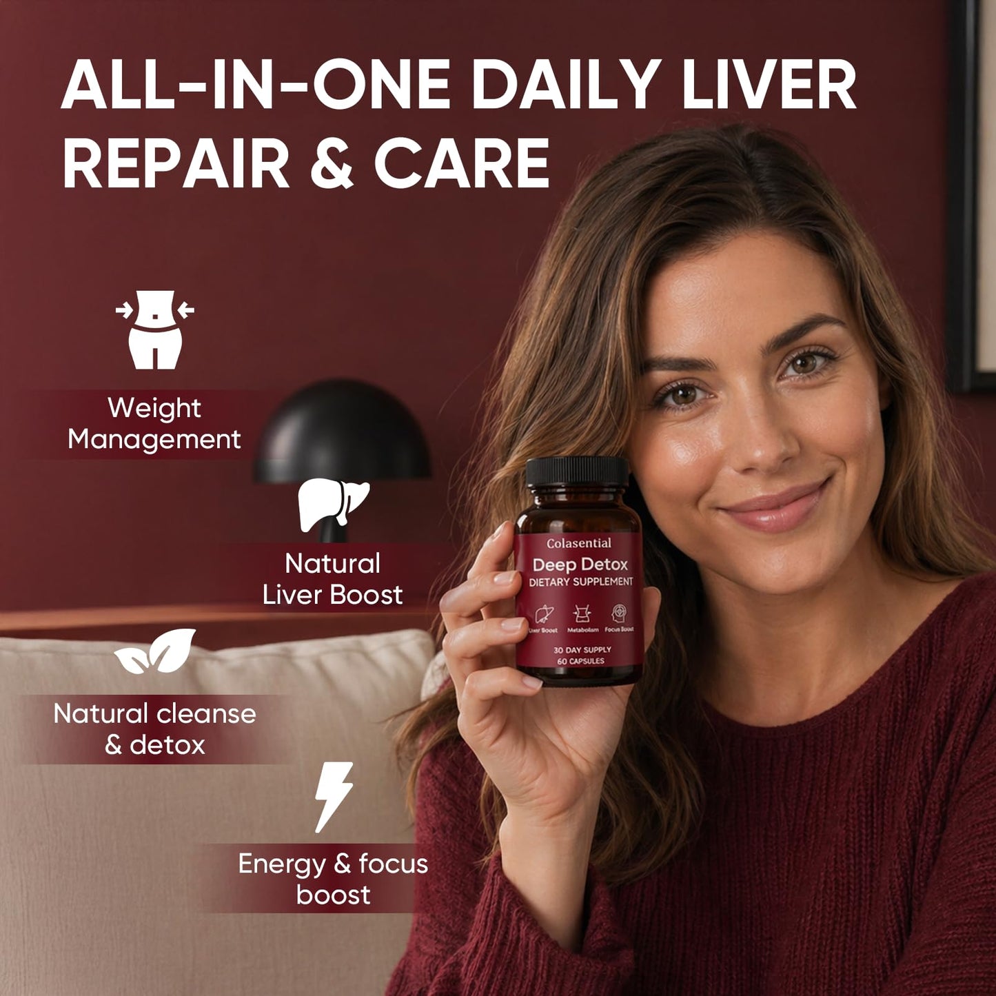 FQMUEV Colasential Max Liver Detox 60 Capsules
