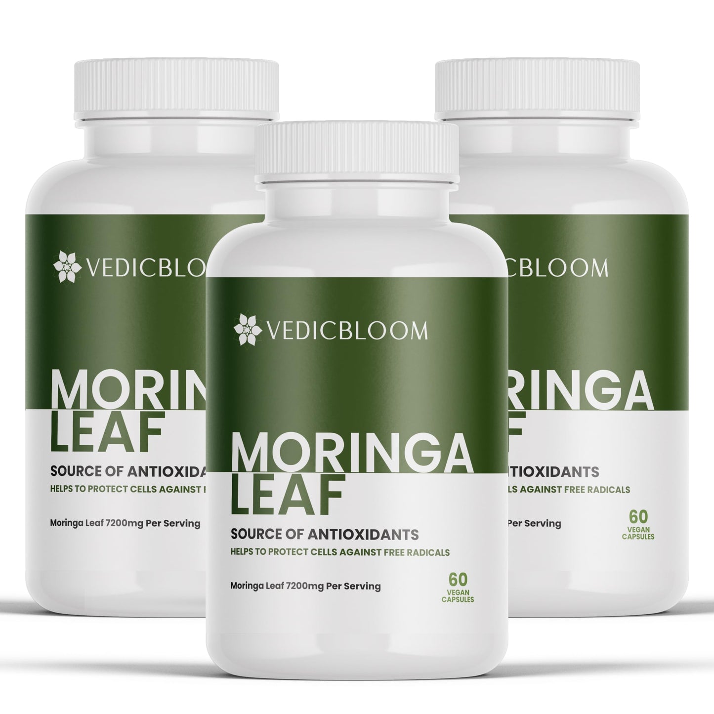 VEDICBLOOM Moringa Oleifera 180 Capsules