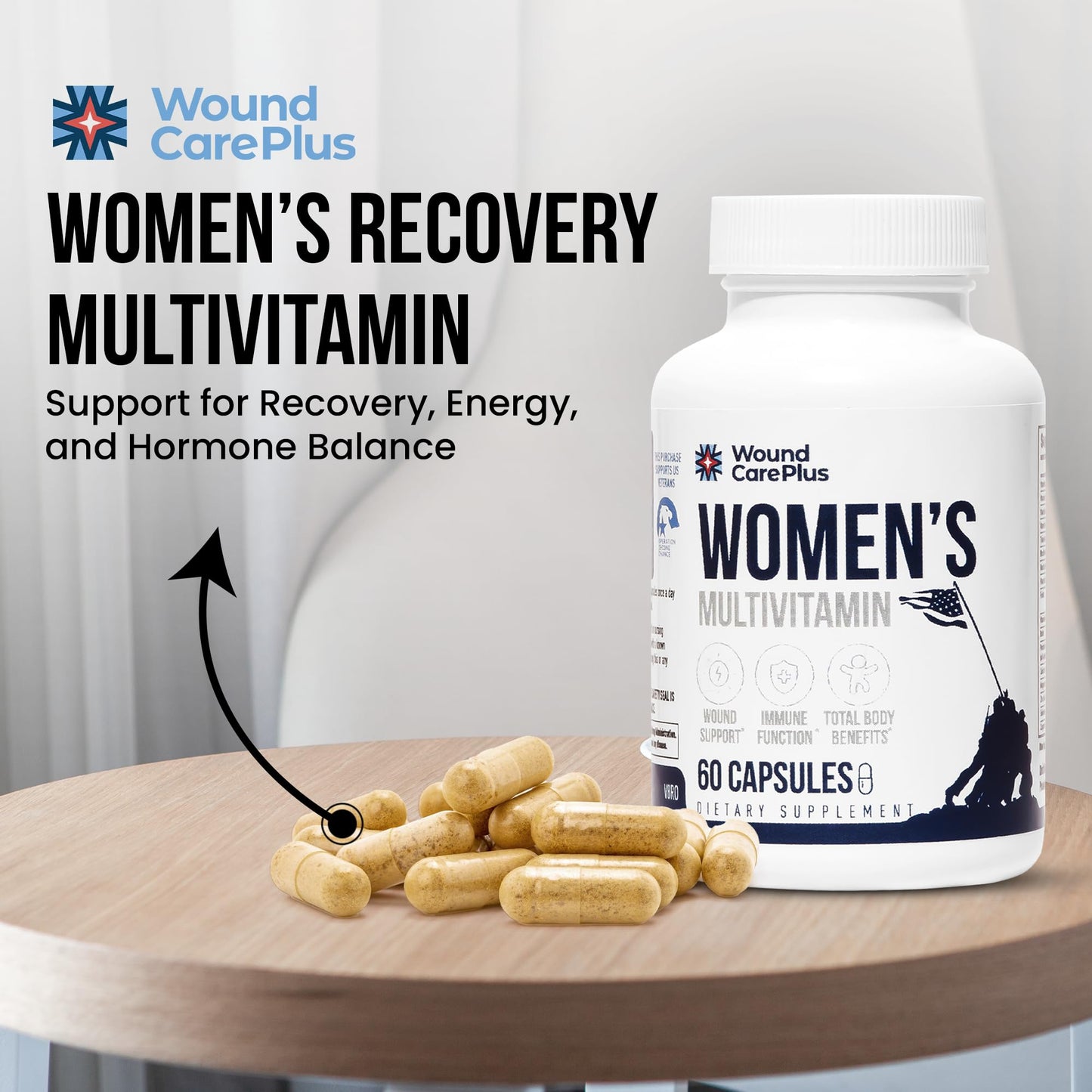 WOUND CAREPLUS Women's Multivitamin Capsules 60 Count