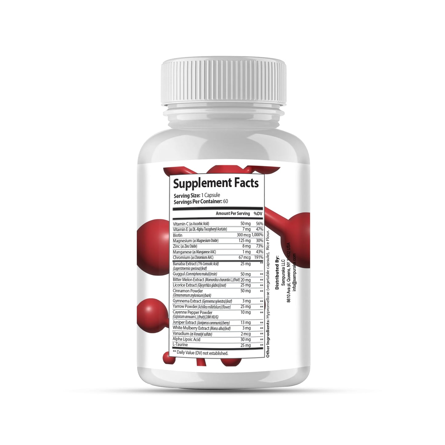 Sampuraka GlucoGen17 New Advanced Formula Supplement Capsules 60 Count