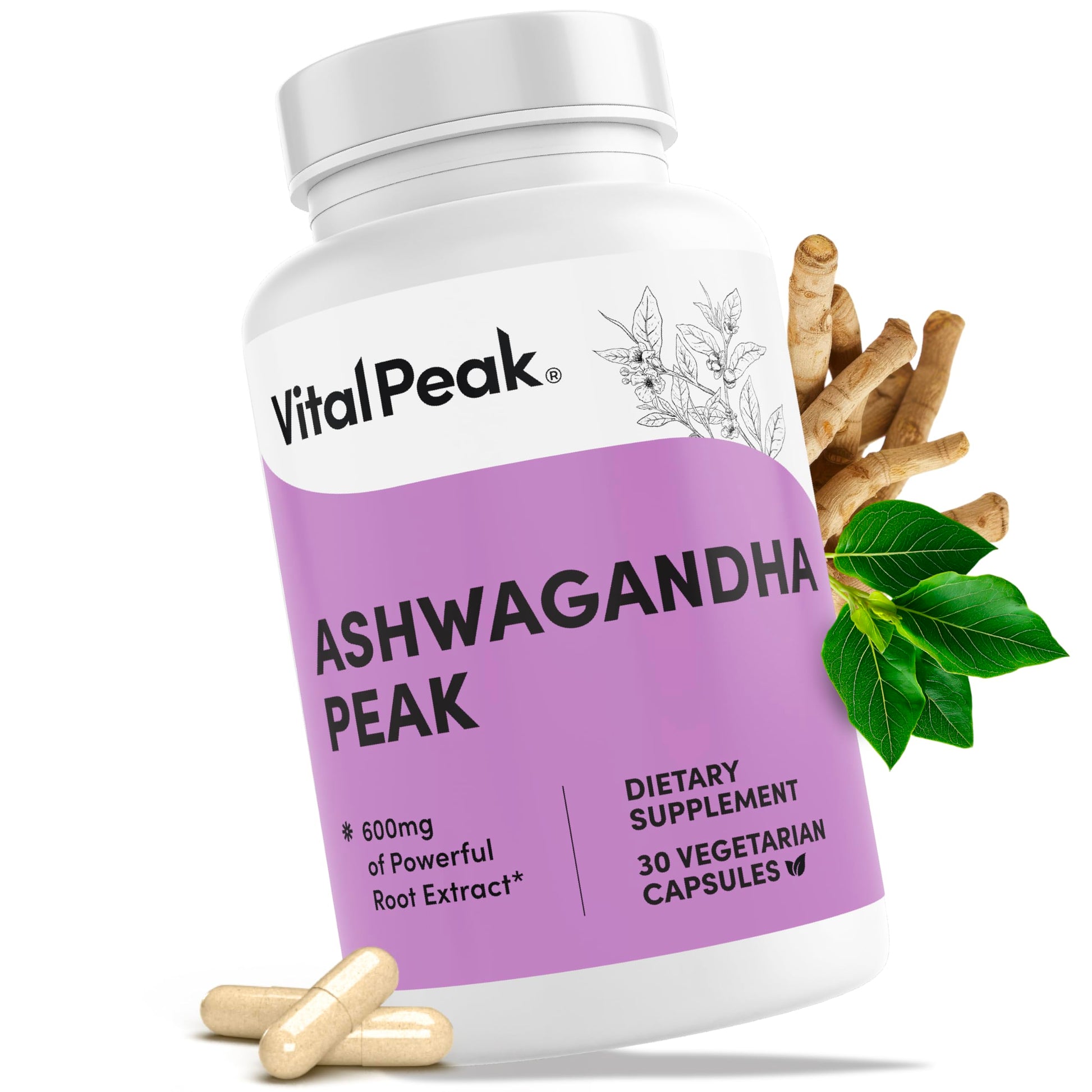 Vital Peak Ashwagandha 600 mg 30 Capsules