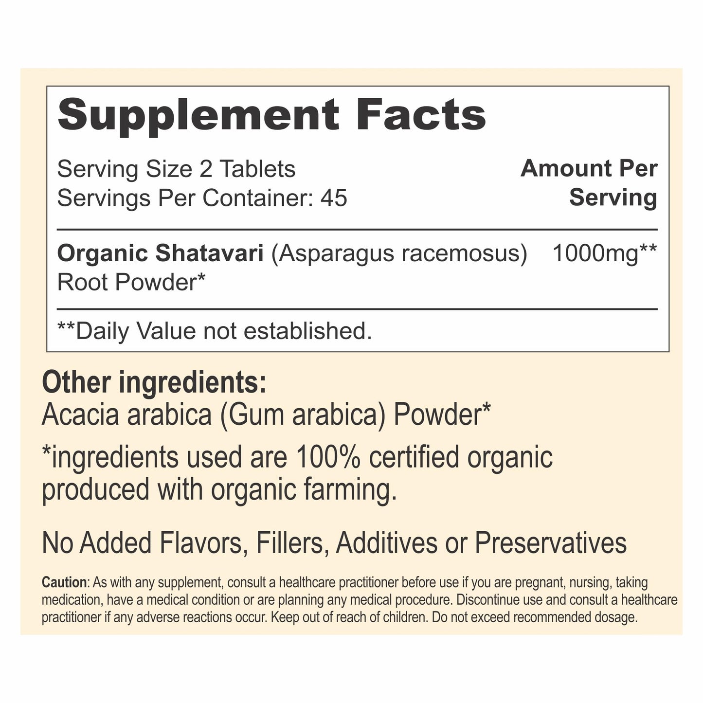 PureAyurbliss Shatavari Tablet 90 Count