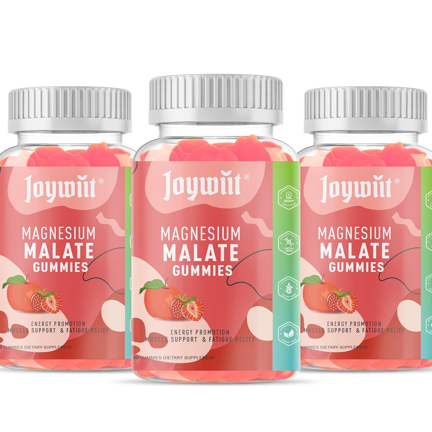 Joywiit Magnesium Malate Gummies 1000mg, 180 Counts