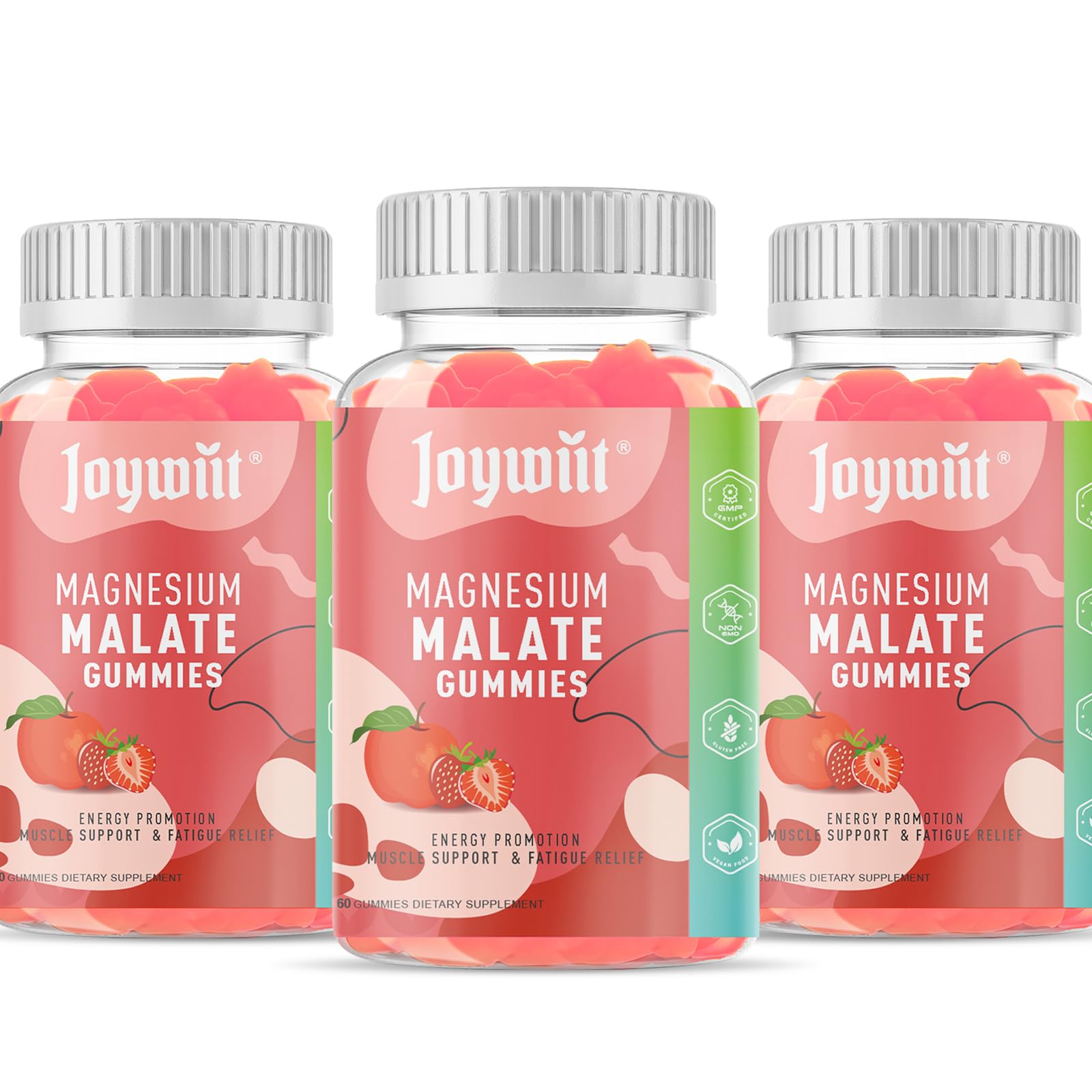 Joywiit Magnesium Malate Gummies 1000mg, 180 Counts