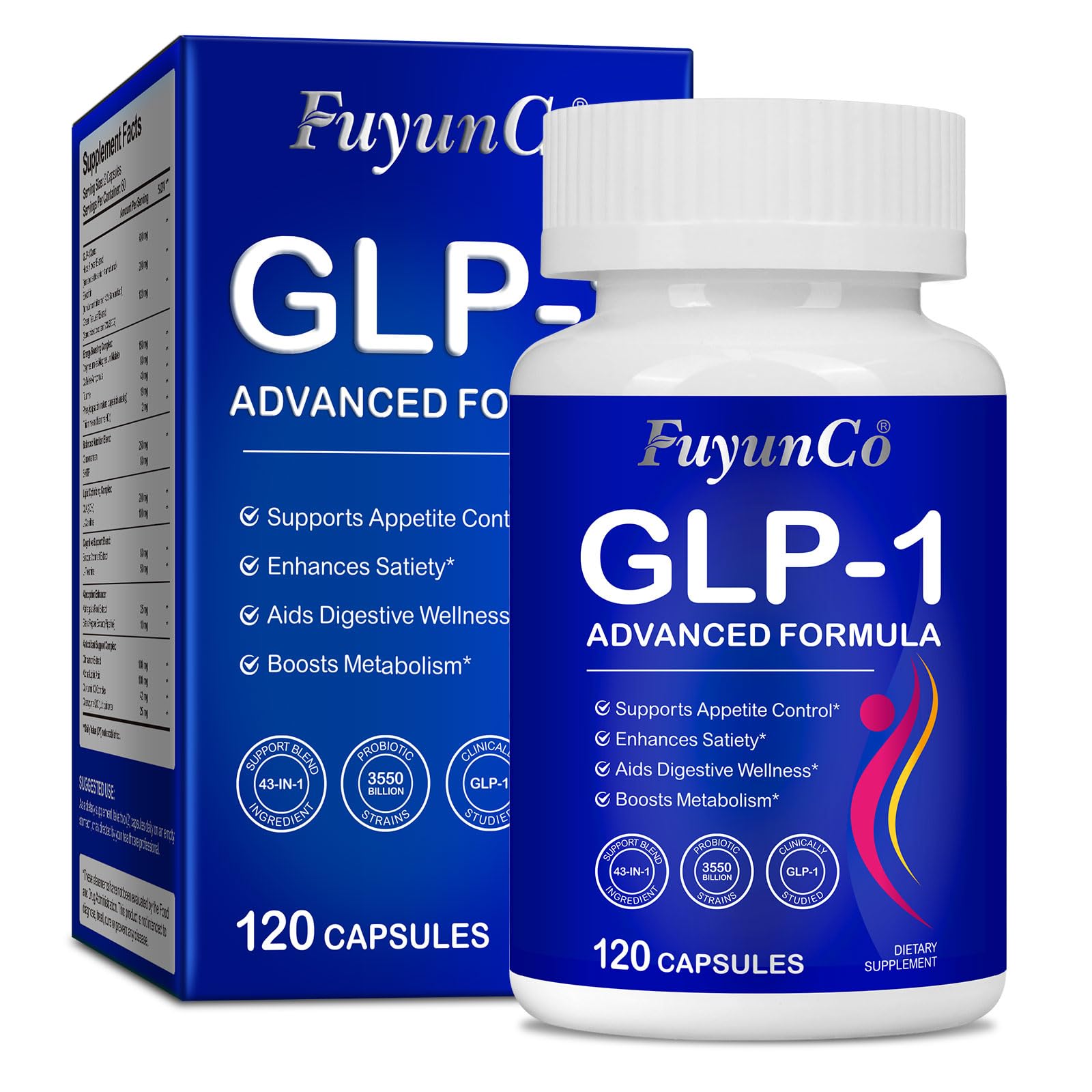 NKKOBSLE GLP-1 Supplement Support 60 Capsules