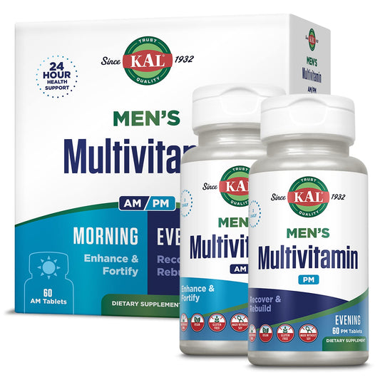KAL Men's Multivitamin AM/PM 120 Tablets
