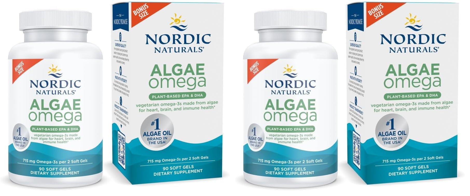 Nordic Naturals Algae Omega Soft Gels 180