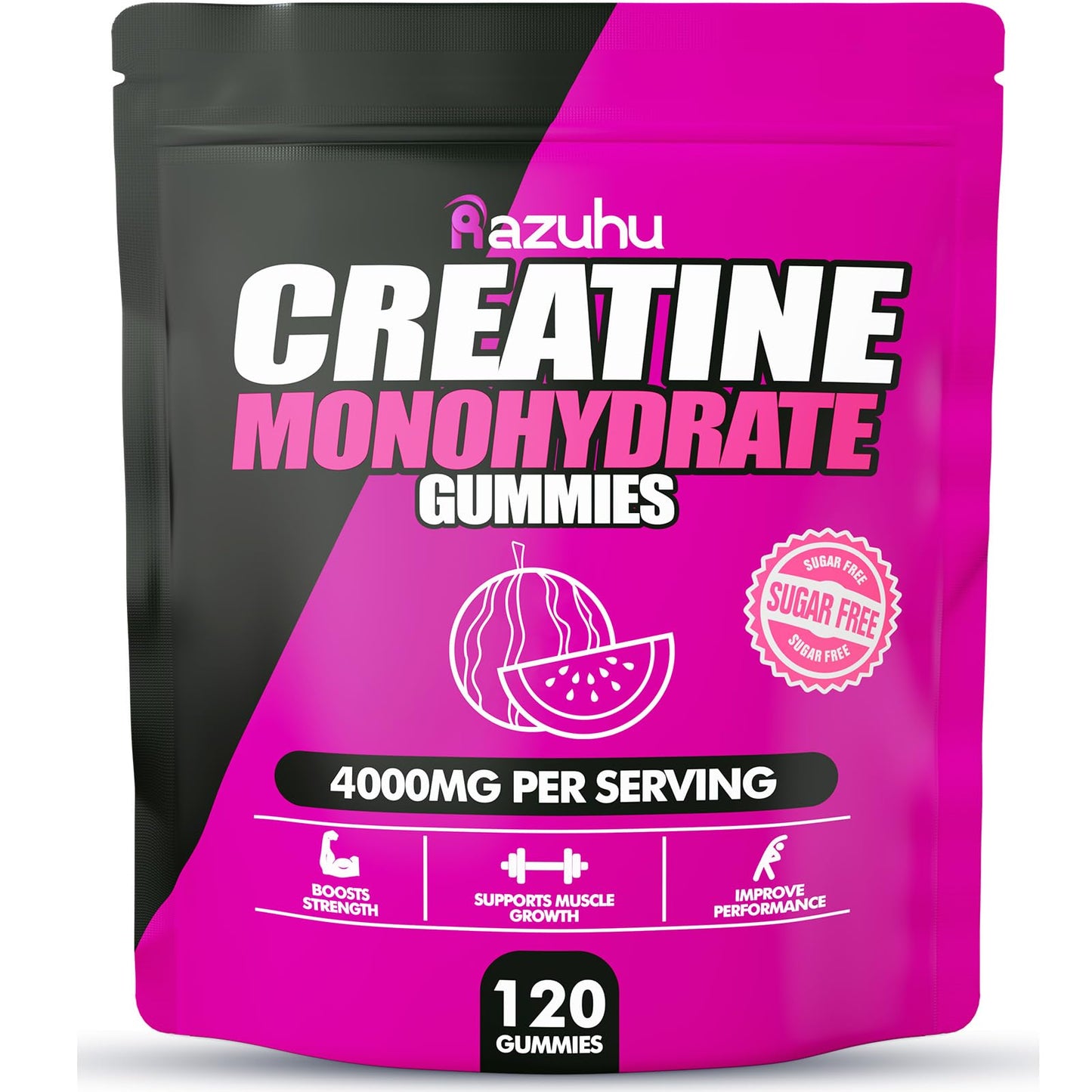 Razuhu Creatine Monohydrate Gummies 100 Count