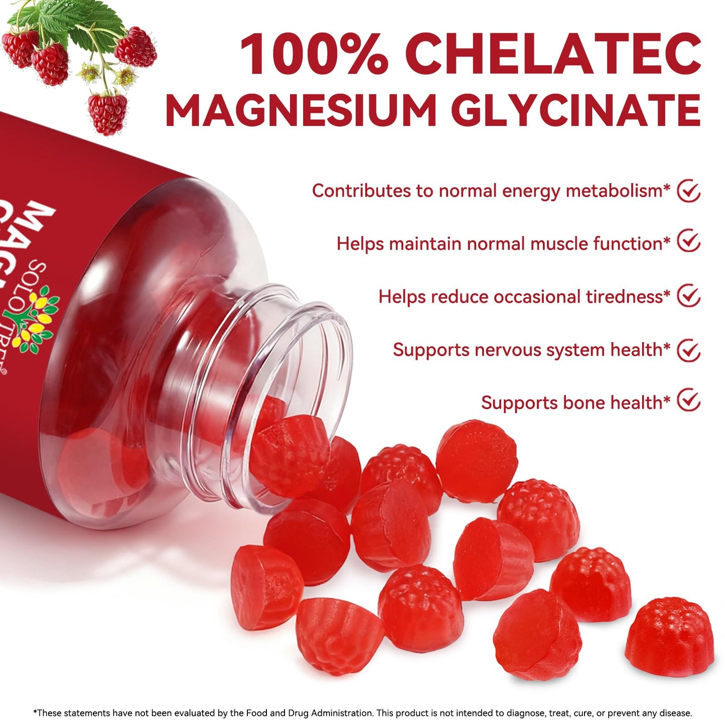Daiasns Magnesium Glycinate Gummies 600MG High Absorption Magnesium Supplement for Women, Men and Kids - Muscle Support | Sleep, Focus & Relaxation | Sugar Free | Vegan, 120 Count