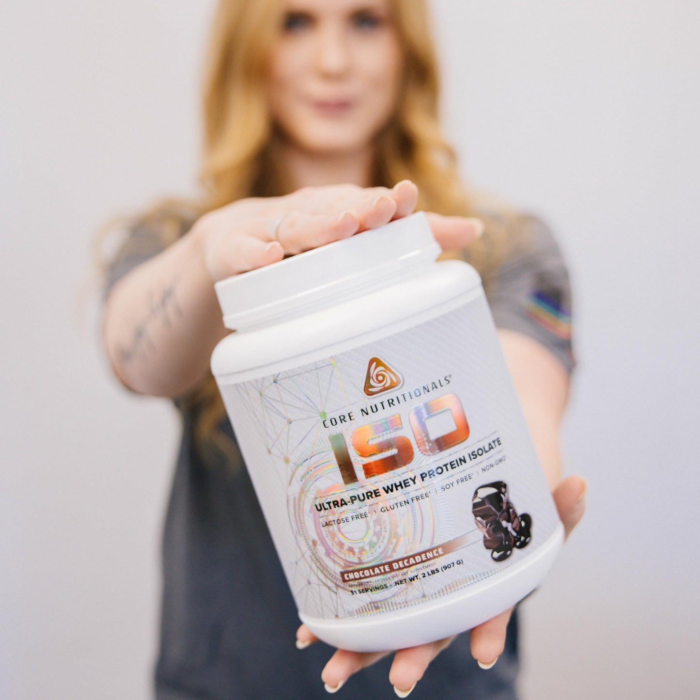 Core Nutritionals ISO Whey Protein Isolate Protein Powder, 32 Servings