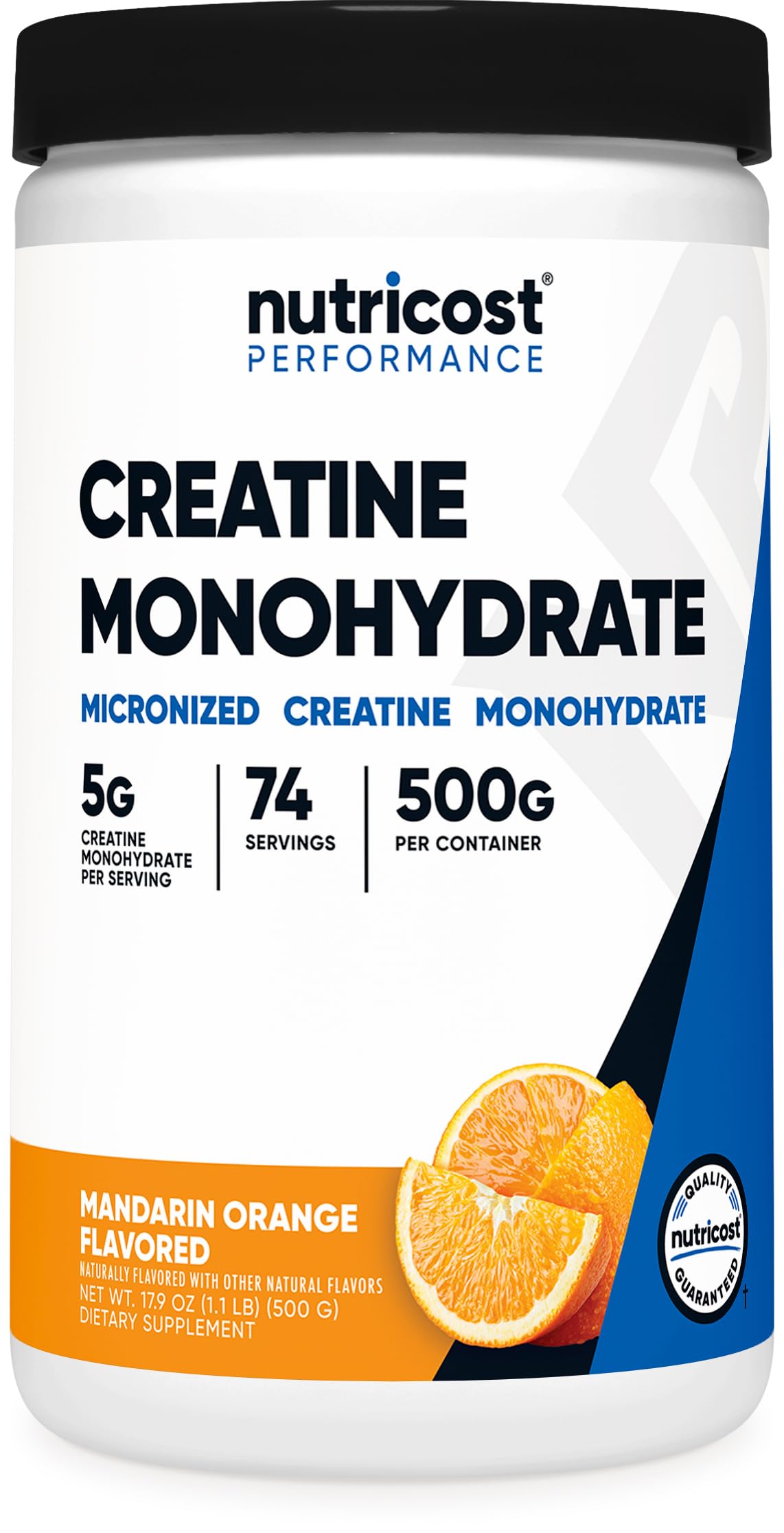 Nutricost Creatine Monohydrate Powder Mandarin Orange 18.9