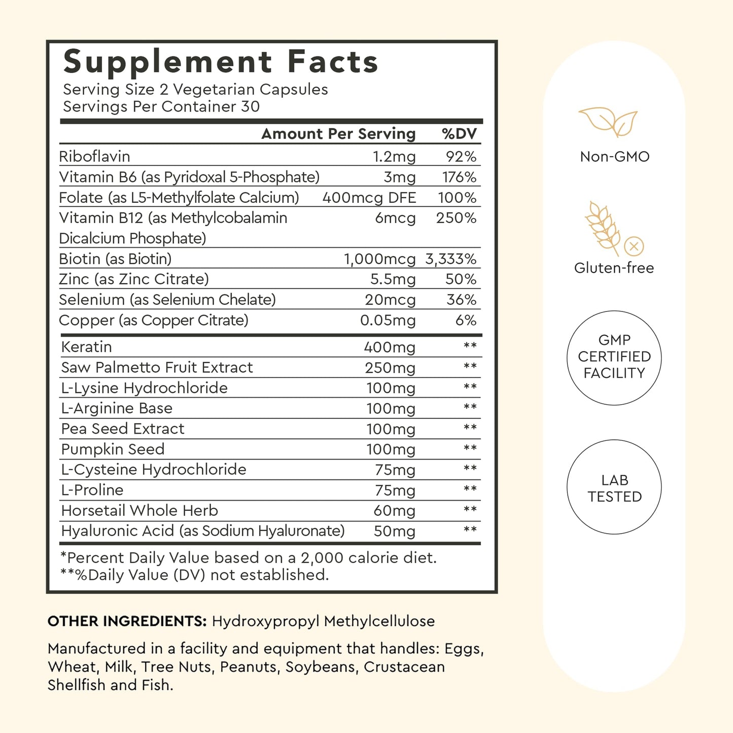 Alaya Naturals Hair Essentials Capsule 60 Count