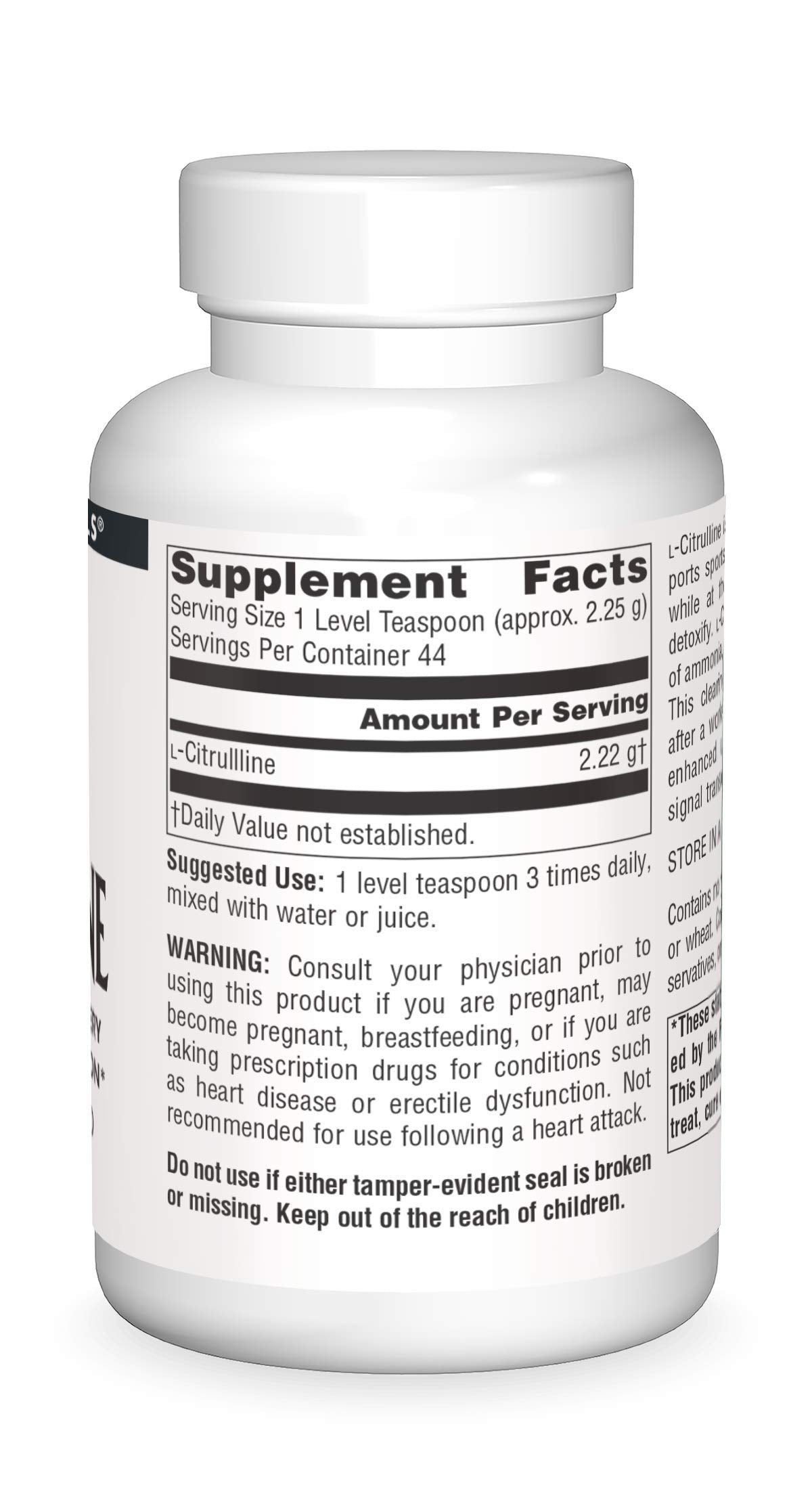 Source Naturals L-Citrulline Powder 3.53 Ounce