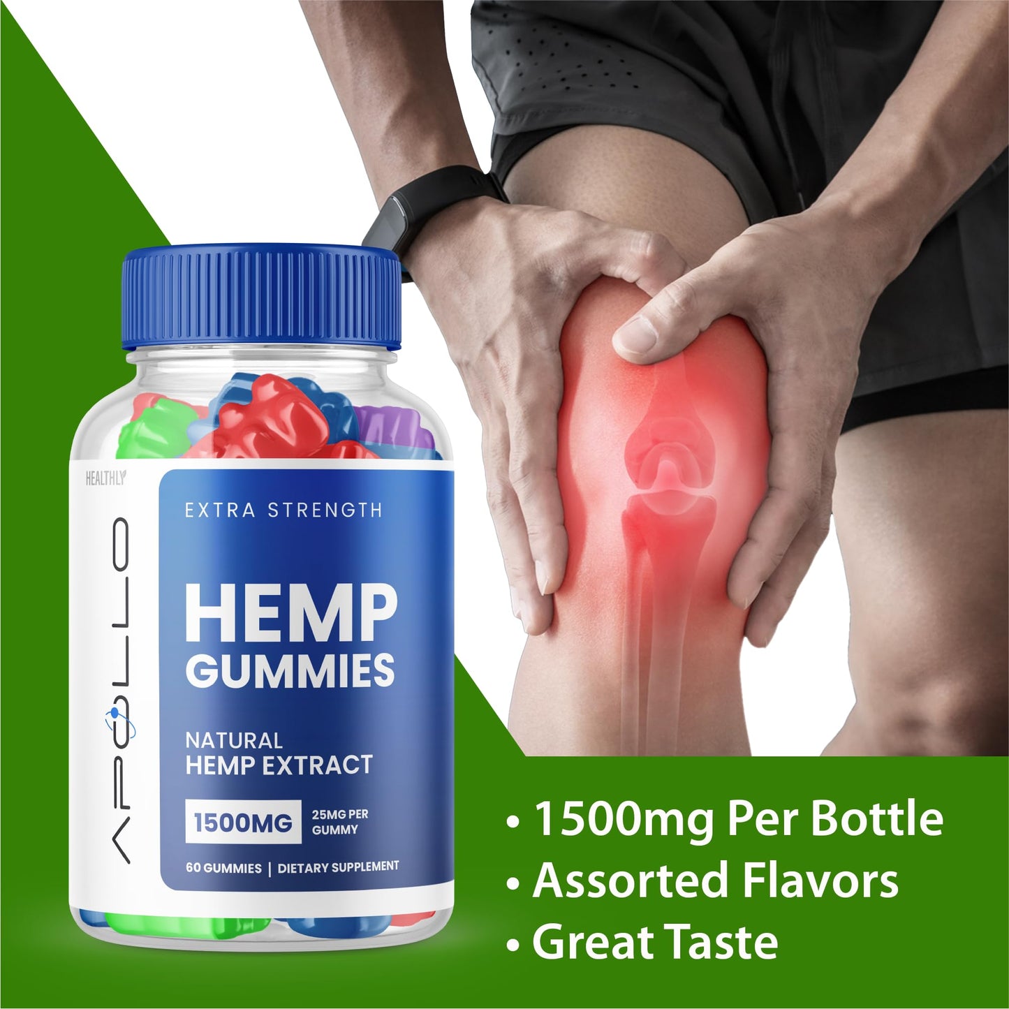 Purvia Apollo Hemp Gummies Gummy, 60 Count