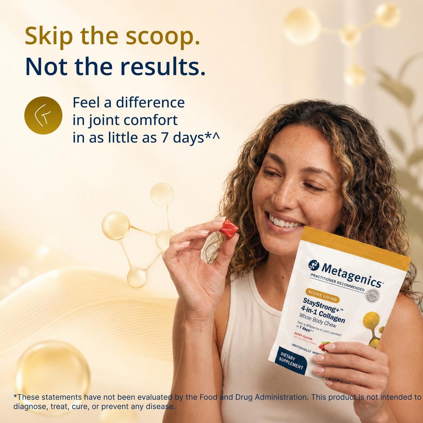 Metagenics StayStrong+ 4-in-1 Collagen Whole Body Chewable 30 Chews