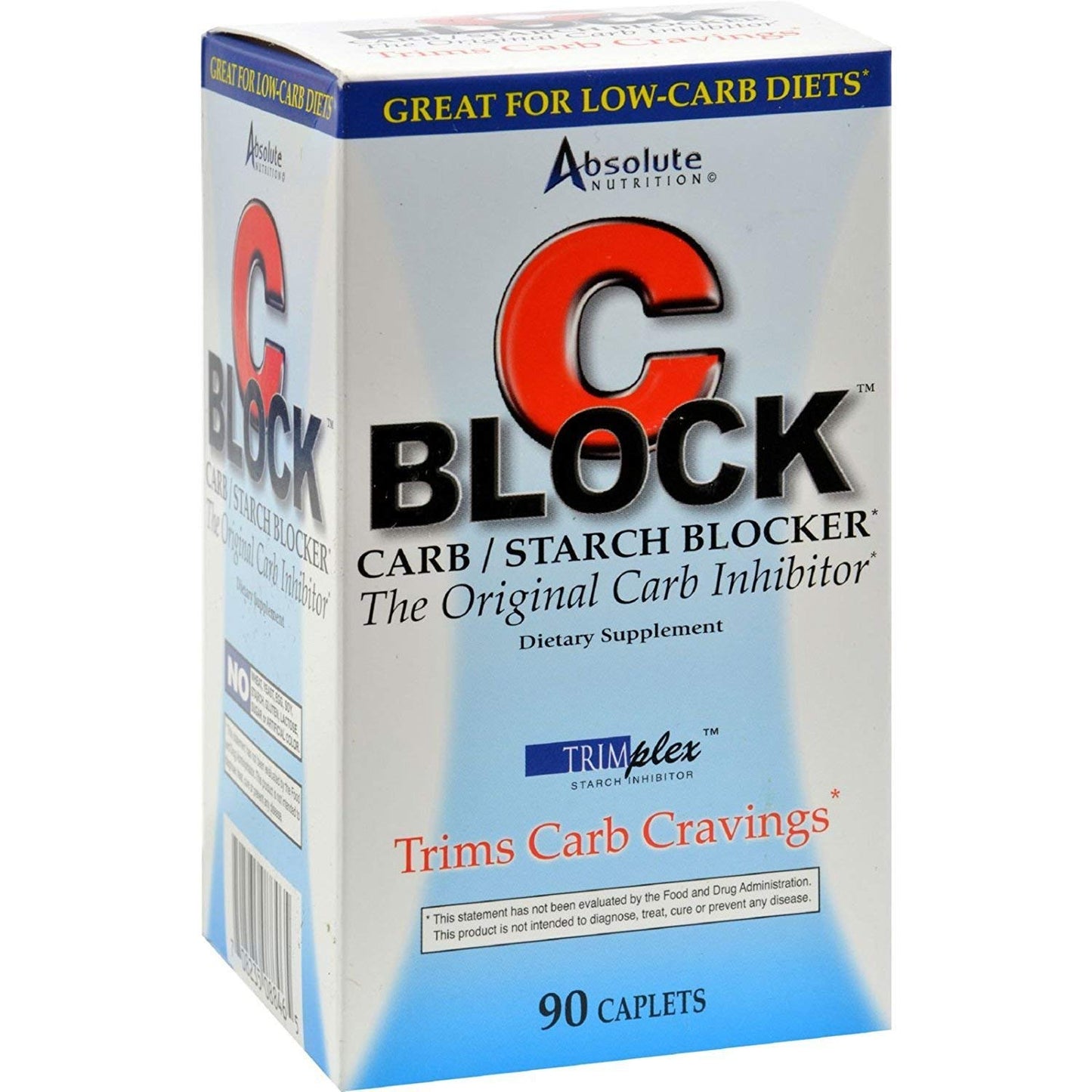 Absolute Nutrition CBlock Carb/Starch Blocker Tablets 180