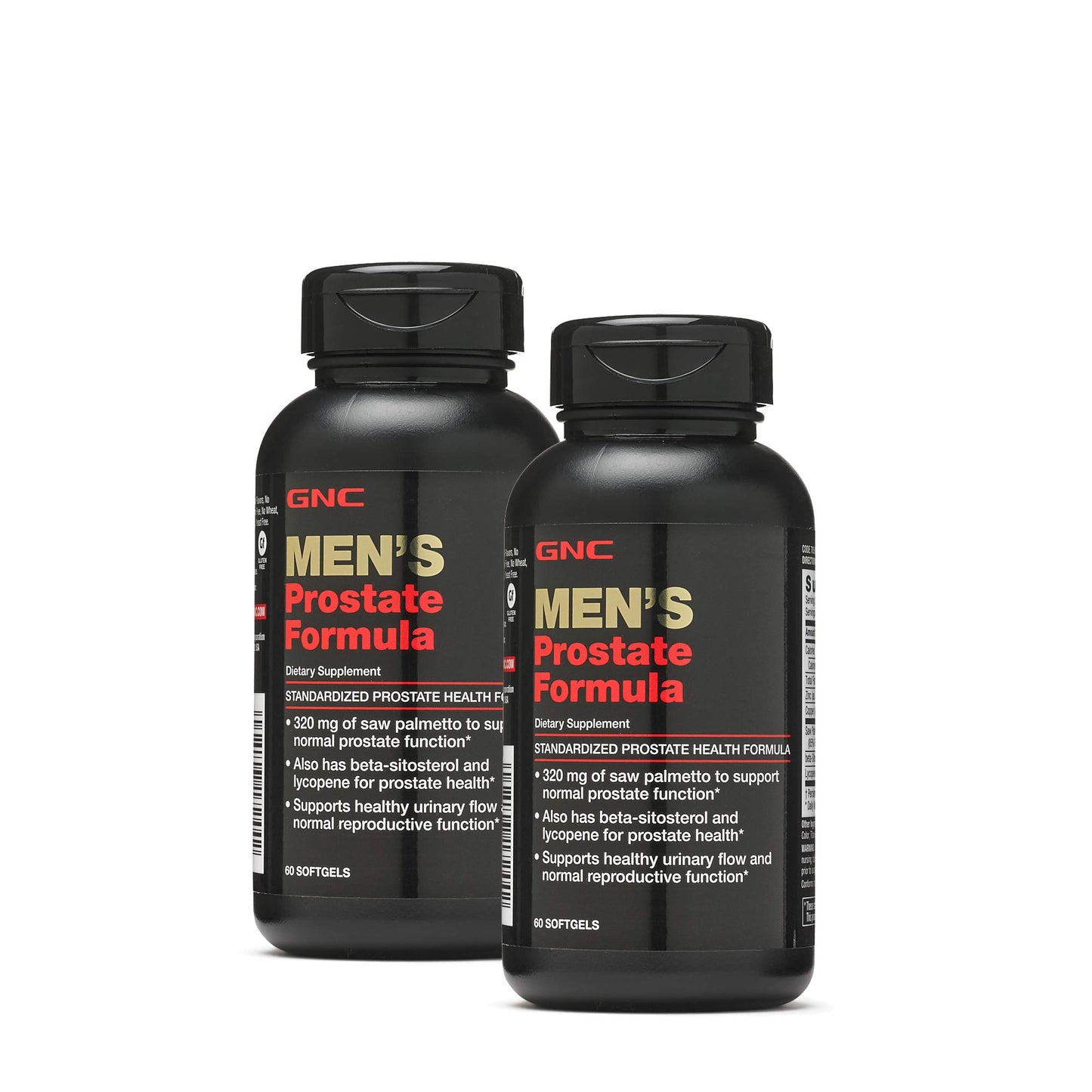GNC Men's Prostate Formula Softgels 120 Count Twin Pack