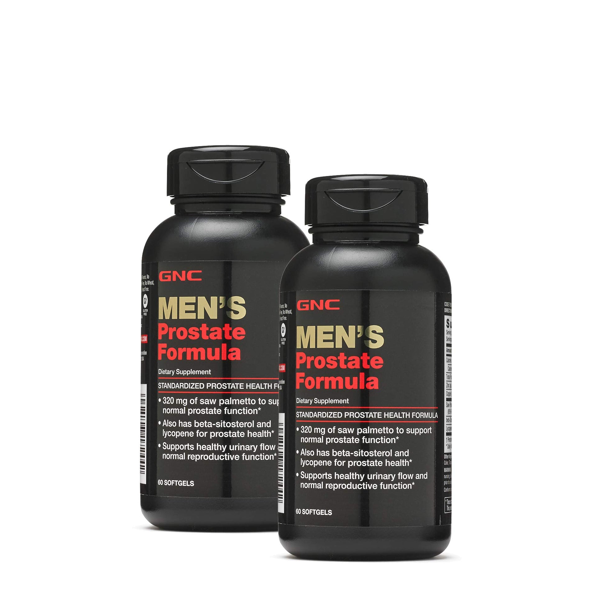 GNC Men's Prostate Formula Softgels 120 Count Twin Pack