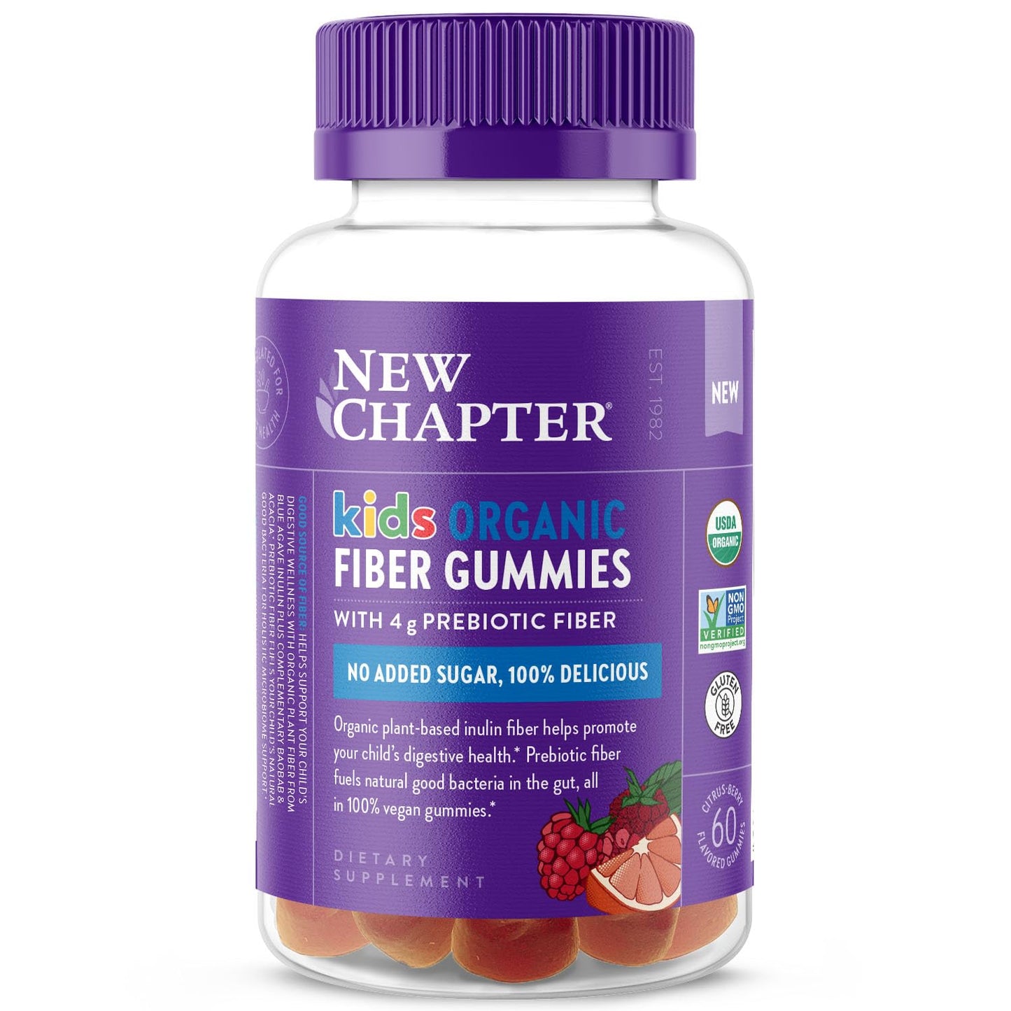 New Chapter Organic Fiber Gummies for Kids Gummy, 60 ct