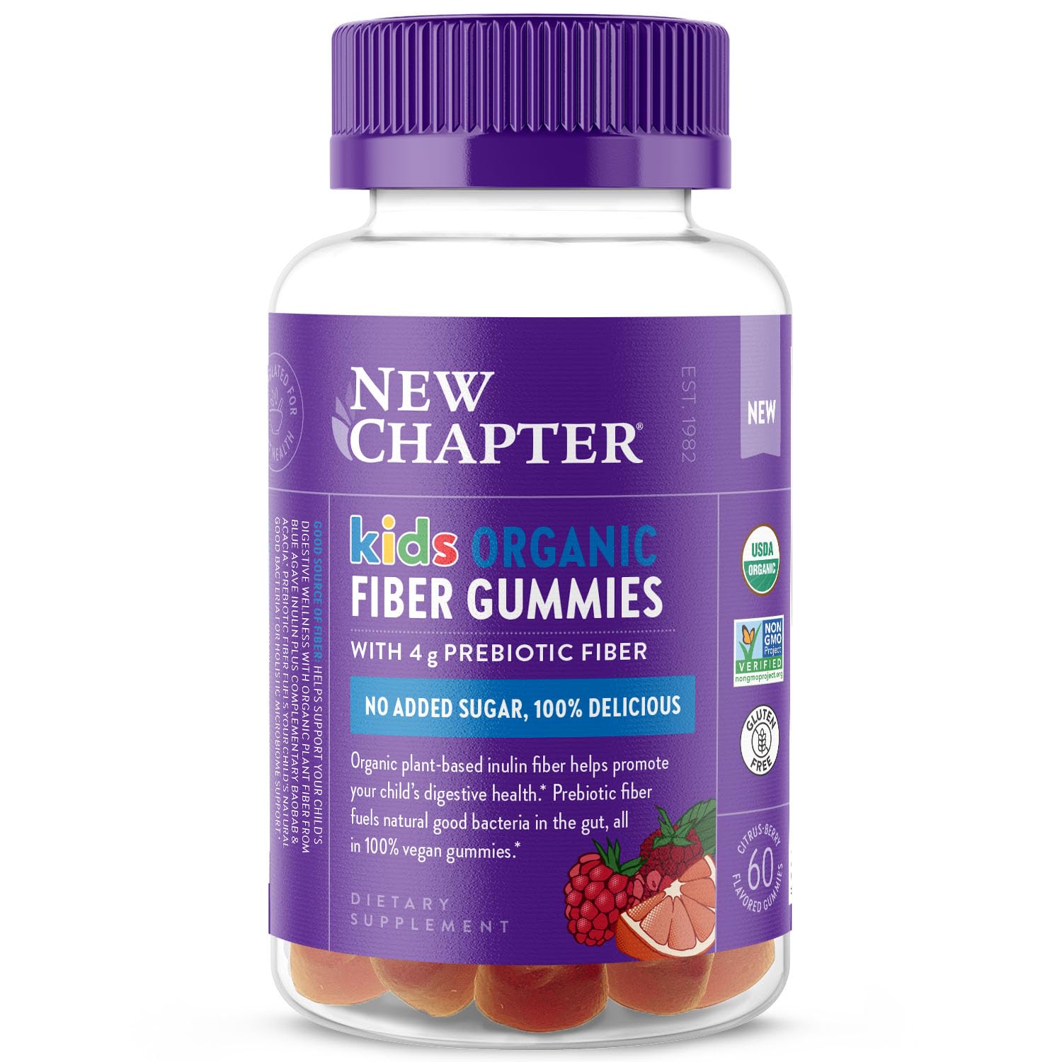 New Chapter Organic Fiber Gummies for Kids Gummy, 60 ct