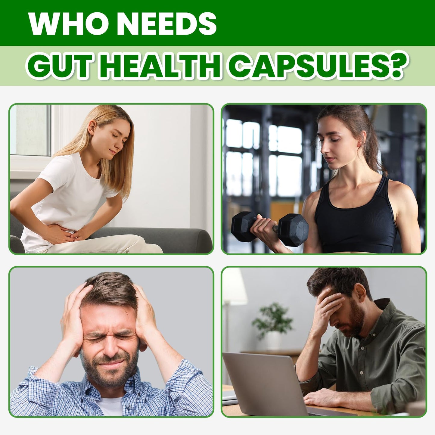 SEPT YAN Gut Health Supplement with Prebiotics, Postbiotics & Probiotics for Digestive Health for Women & Men, 80 Billion CFU Probiotics for Gut and Digestion, Immune Support, 90 Capsules