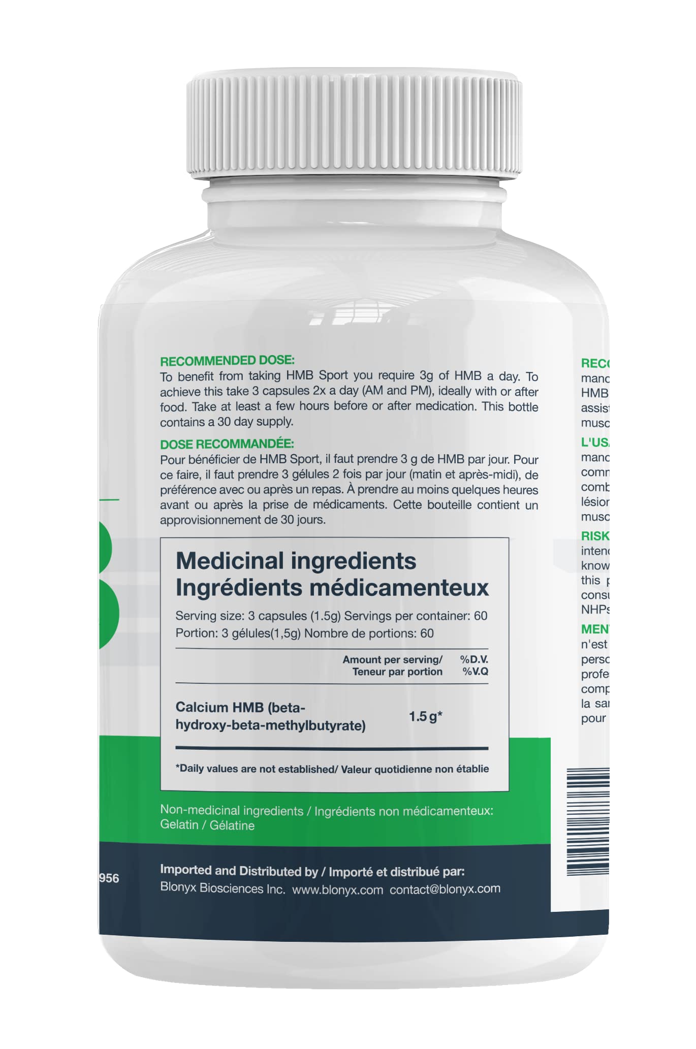 Blonyx HMB Sport Capsules, 30 Capsules