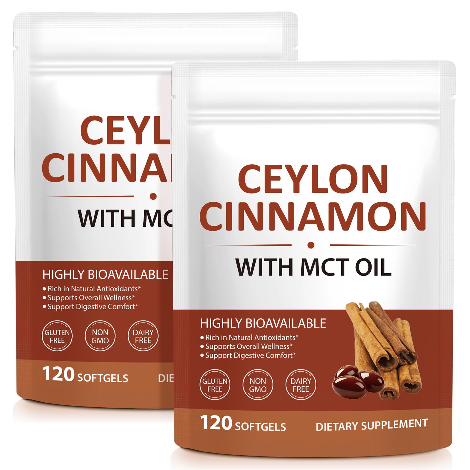vopxccvy Ceylon Cinnamon Softgels, 240Softgels