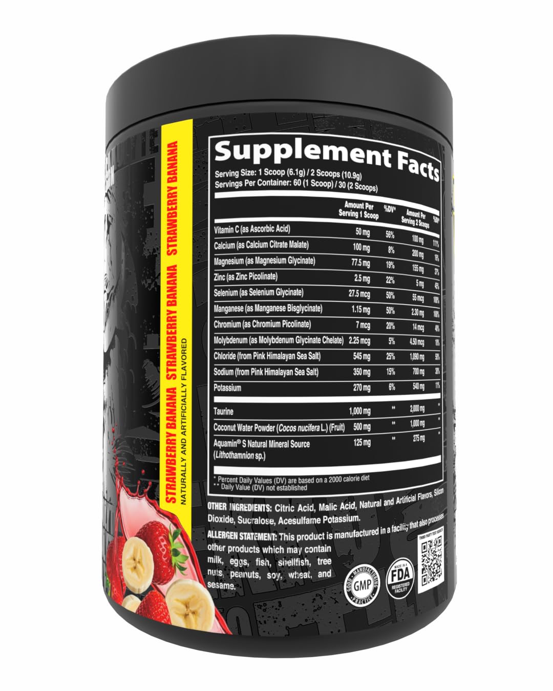 Ekkovision Ekkolyte Electrolytes & Minerals Powder, 60 Servings
