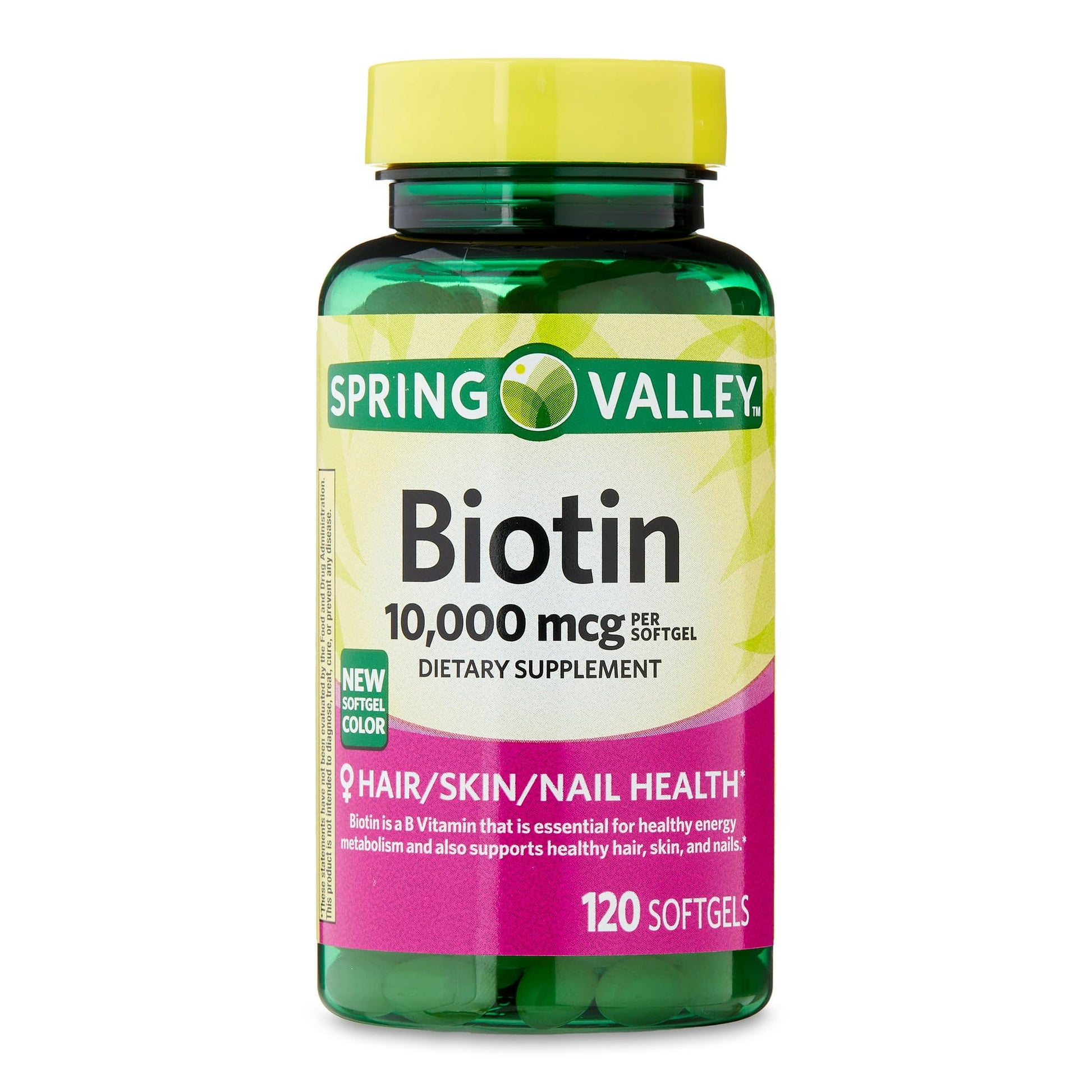 IKJ Biotin Hair/Skin/Nails Health Dietary Supplement Softgels 120 Count