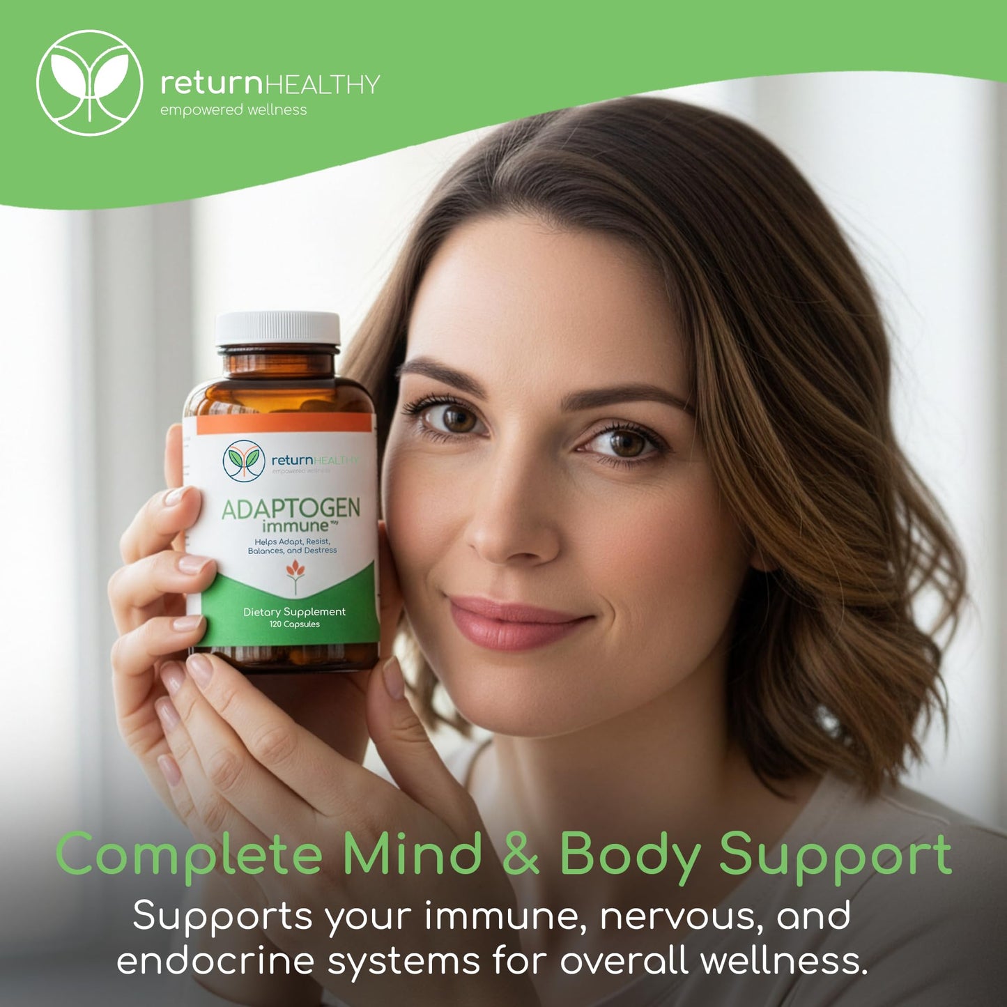 Return Healthy Adaptogen Immune Capsule, 120 Capsules