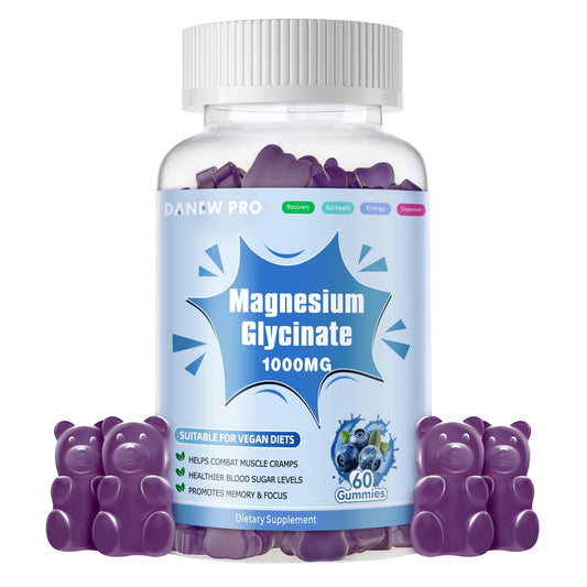DANEW Pro Magnesium Glycinate Gummies, 60 Count