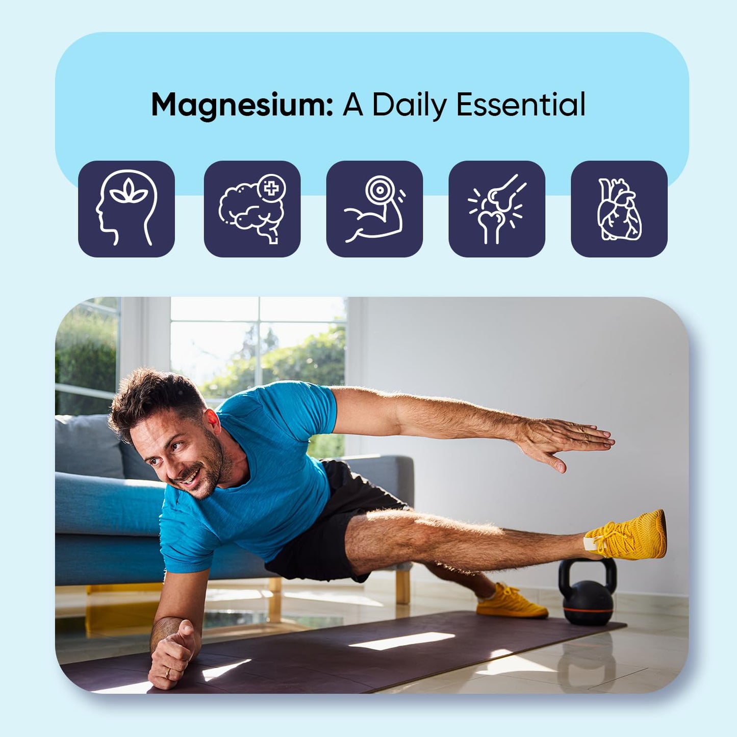 WeightWorld Magnesium Glycinate 500mg Capsules, 180 Count