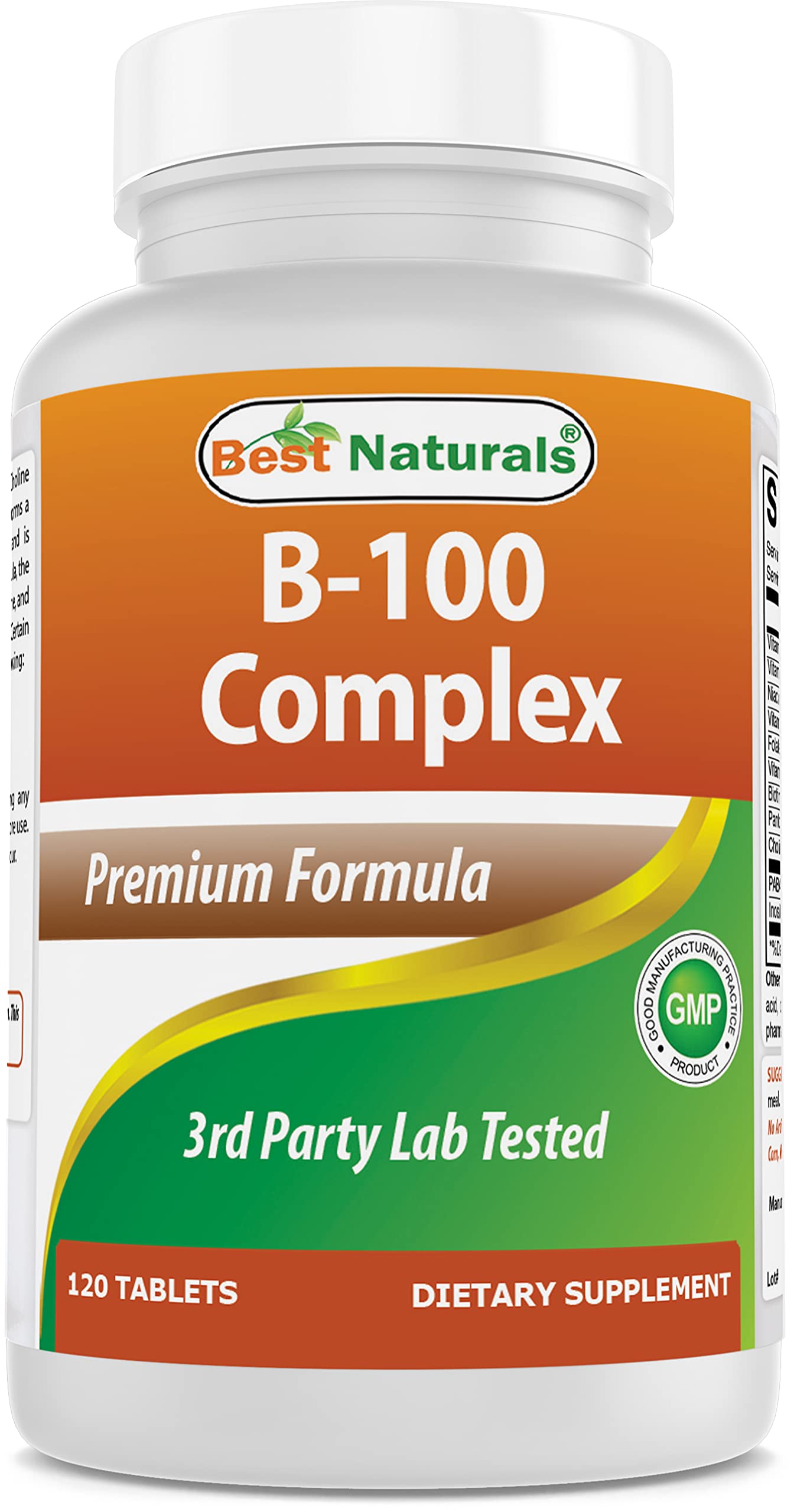 Best Naturals B-100 Complex 120 Tablets