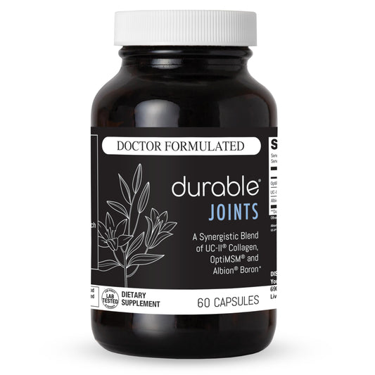 Durable Joints with UC-II Collagen + MSM Capsules, 60 Count