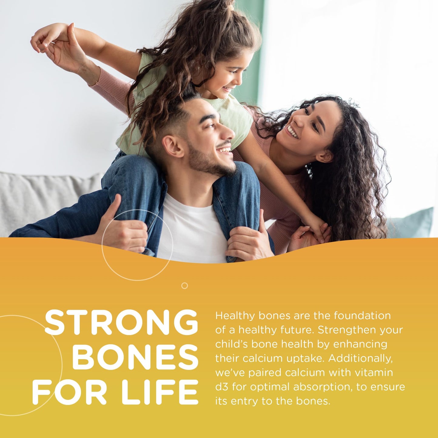 Zahler Yummy Kids Calcium Gummies - Non-GMO Gluten Free 250mg Calcium with Vitamin D3, Supports Strong Bones & Teeth in Toddlers and Children, 60 Gummies
