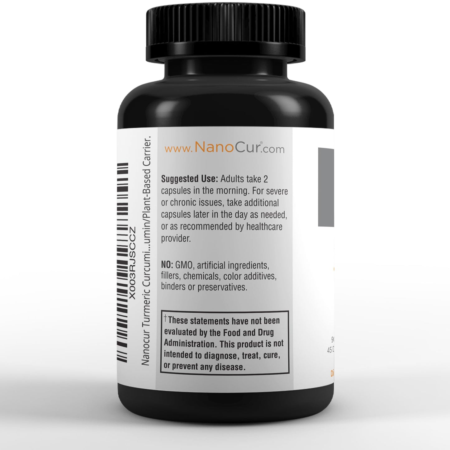 Nanocur Turmeric Curcumin Capsule 90 Count