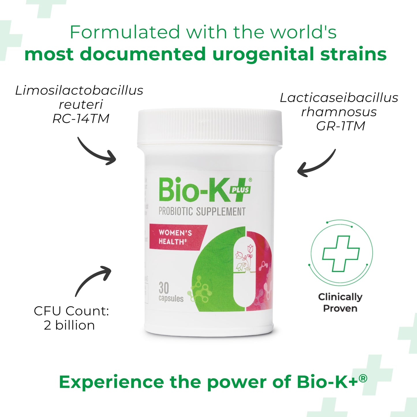Bio-K Plus Probiotic for Women Capsule, 30 Capsules
