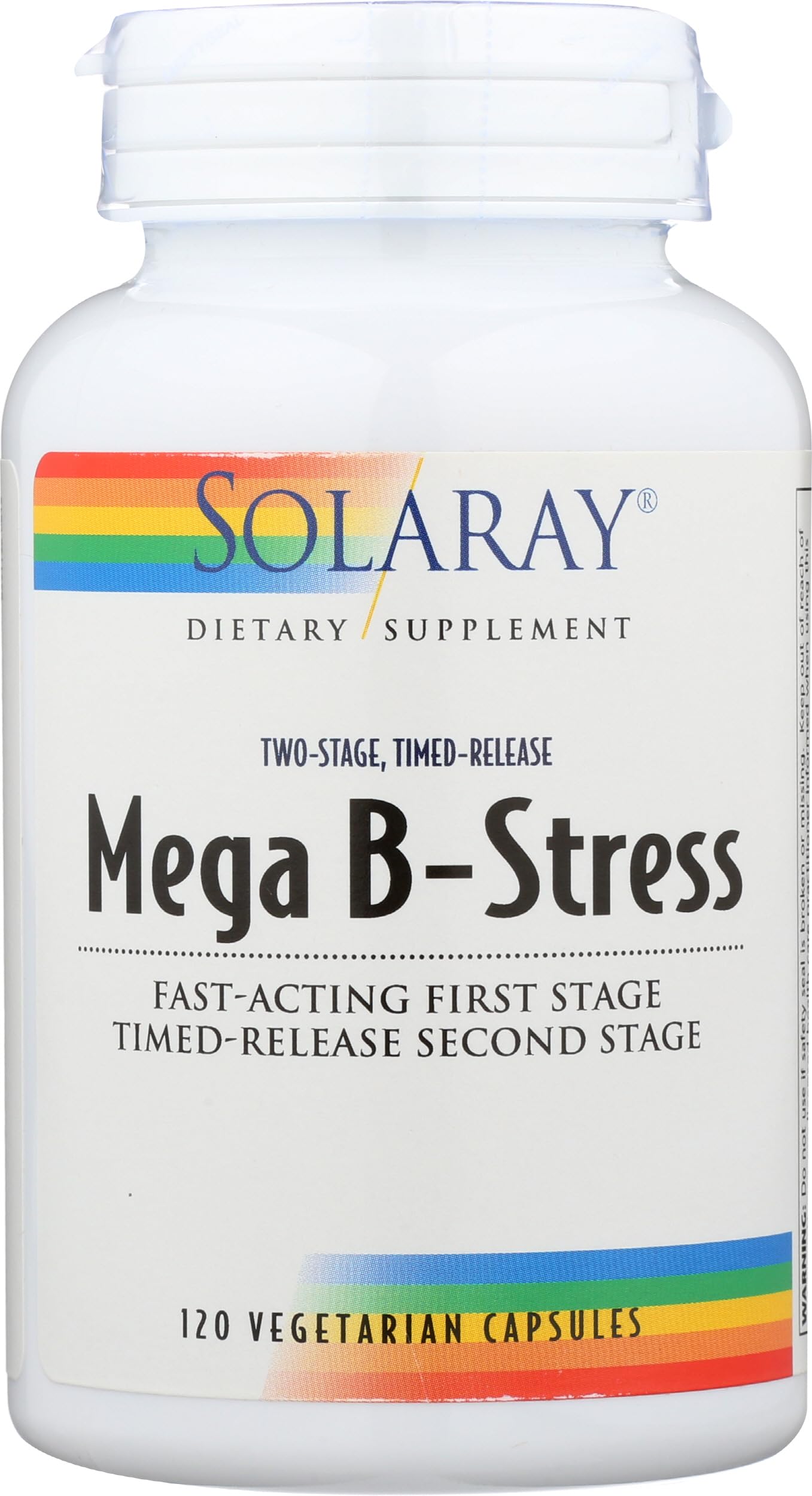 Solaray TwoStage Mega-B-Stress VegCaps 120