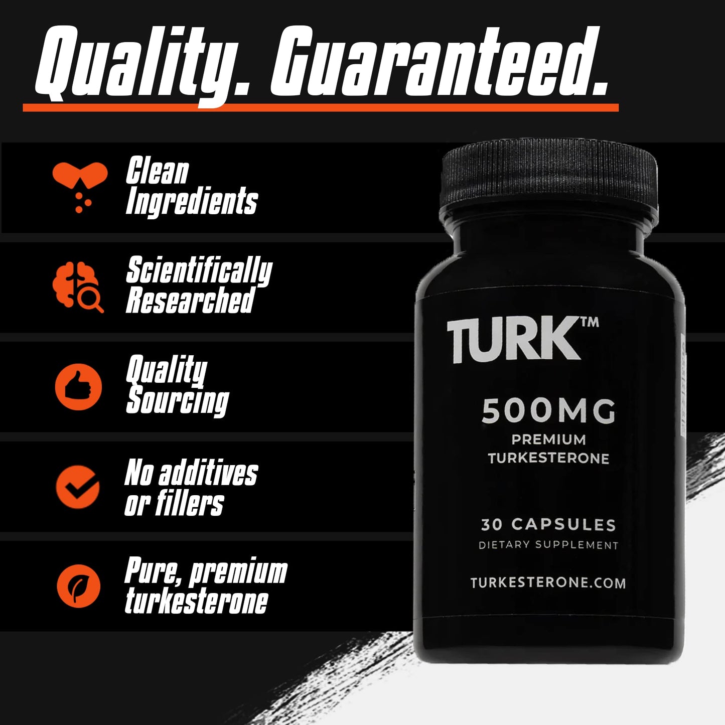 Turk Turkesterone 500mg Ajuga Turkestanica Extract Capsule, 30 Count