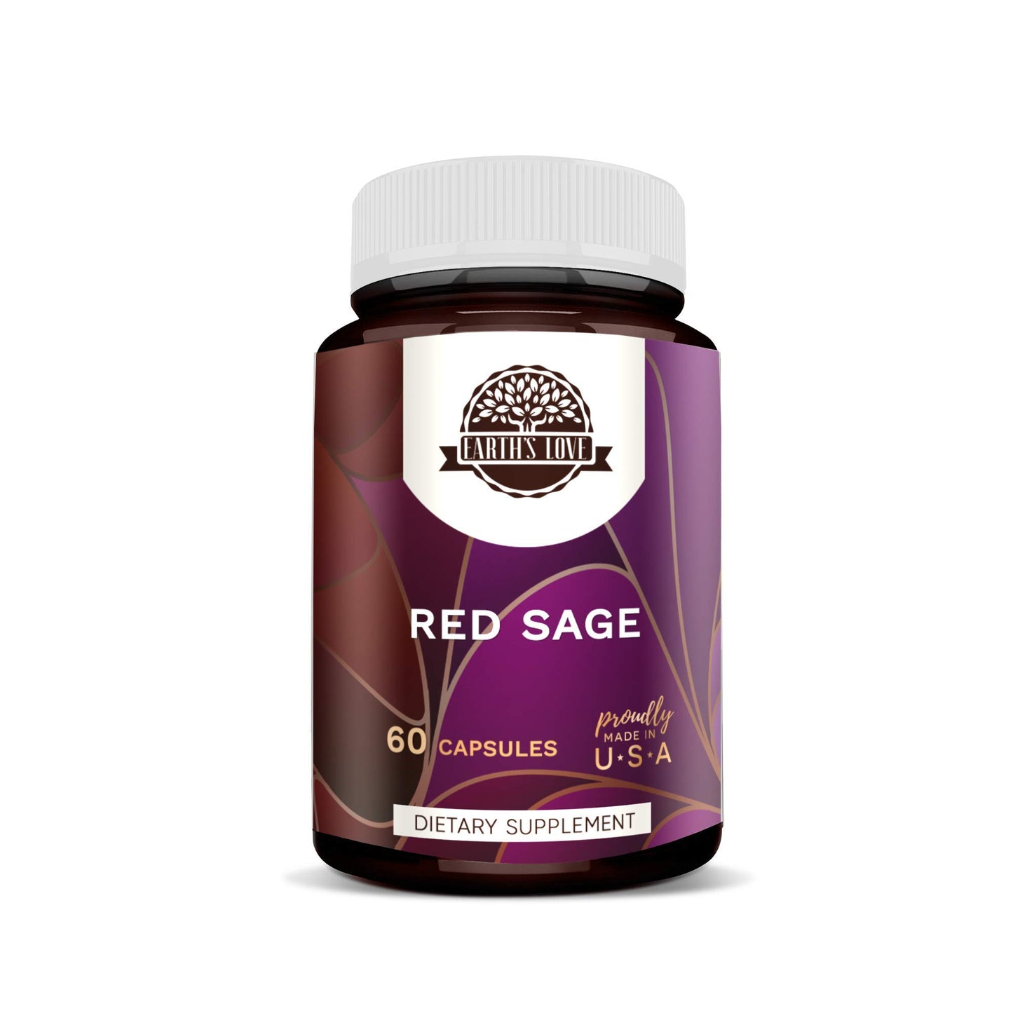 HerbEra Red Sage Capsules, 60 Count