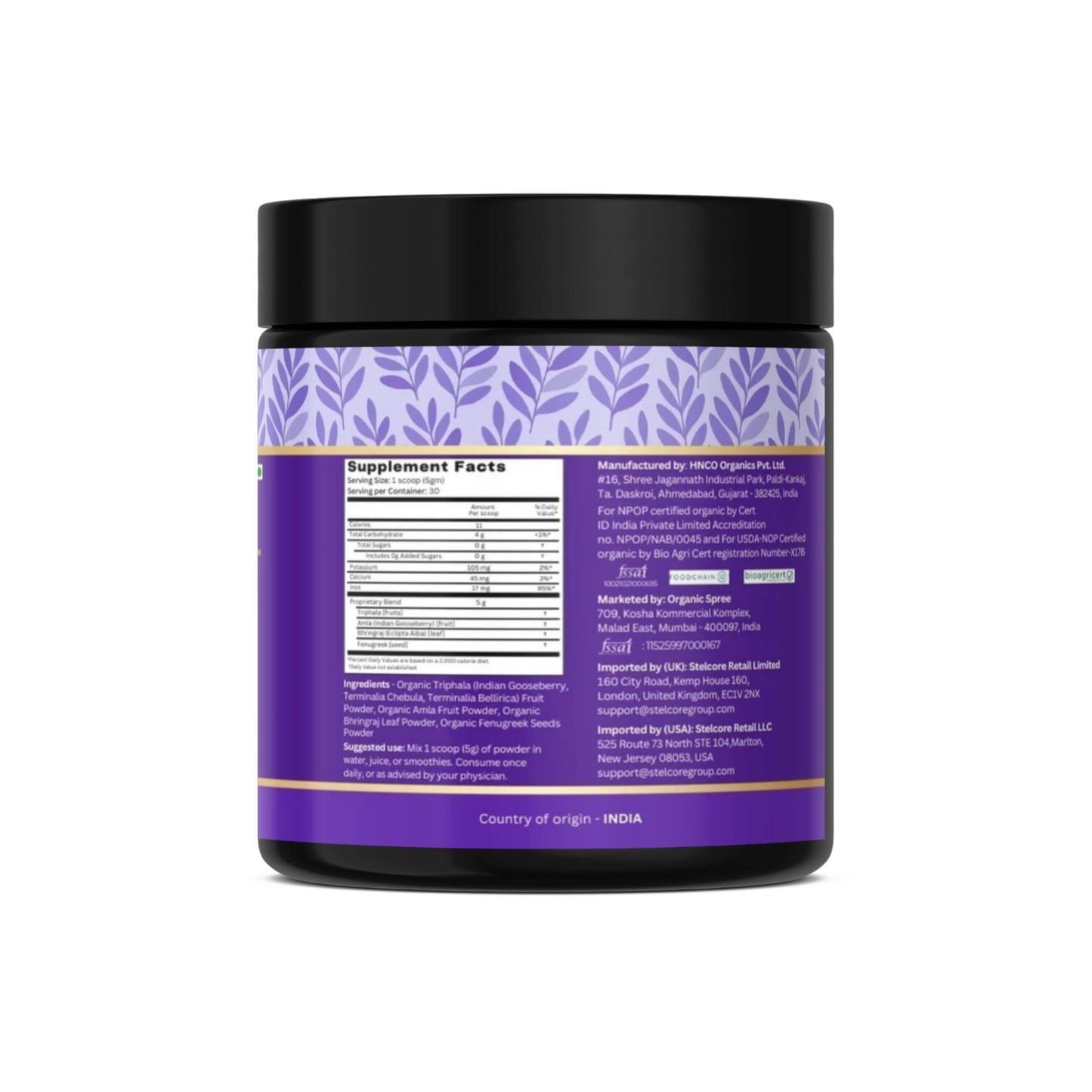 Organic Spree Hair Plus Powder 5.3 oz