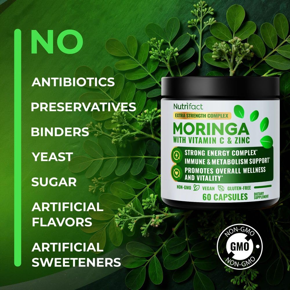 NutriFact Moringa Capsules 60 Count