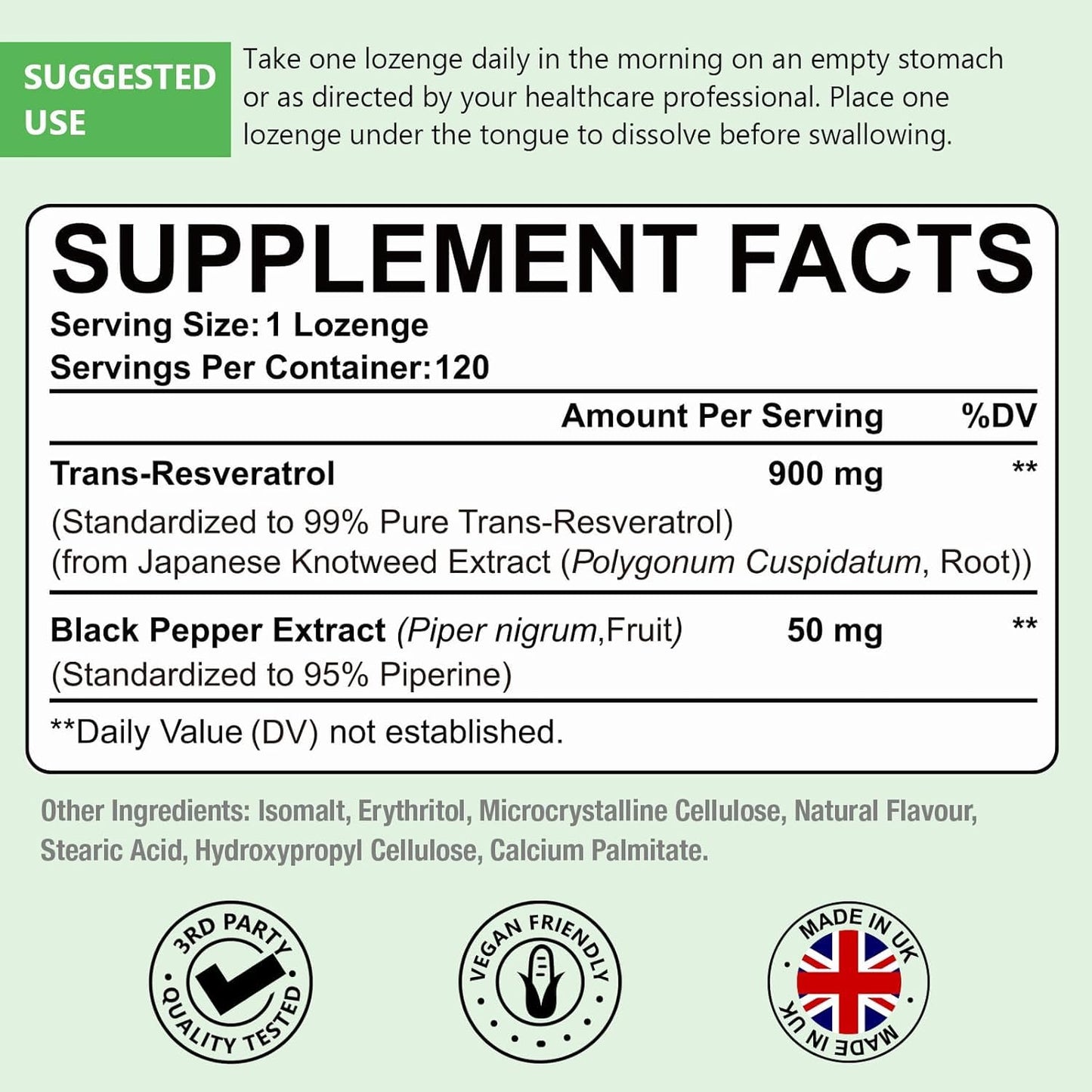 Ascuoli Trans-Resveratrol Purity 99%, 3-in-1 Advanced Formula Resveratrol Supplement for NAD+, Immune & Energy Support, Anti-Aging, Skin Health & Antioxidant, 240 Tablets